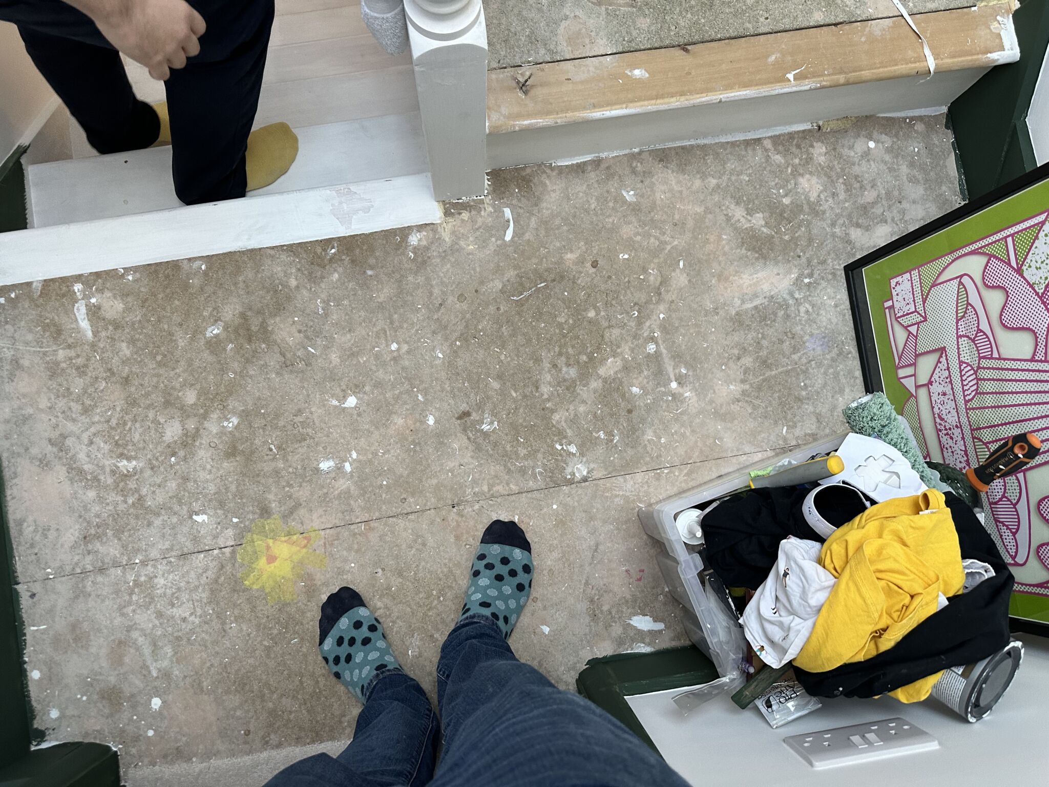 Floor condition before work at SE23