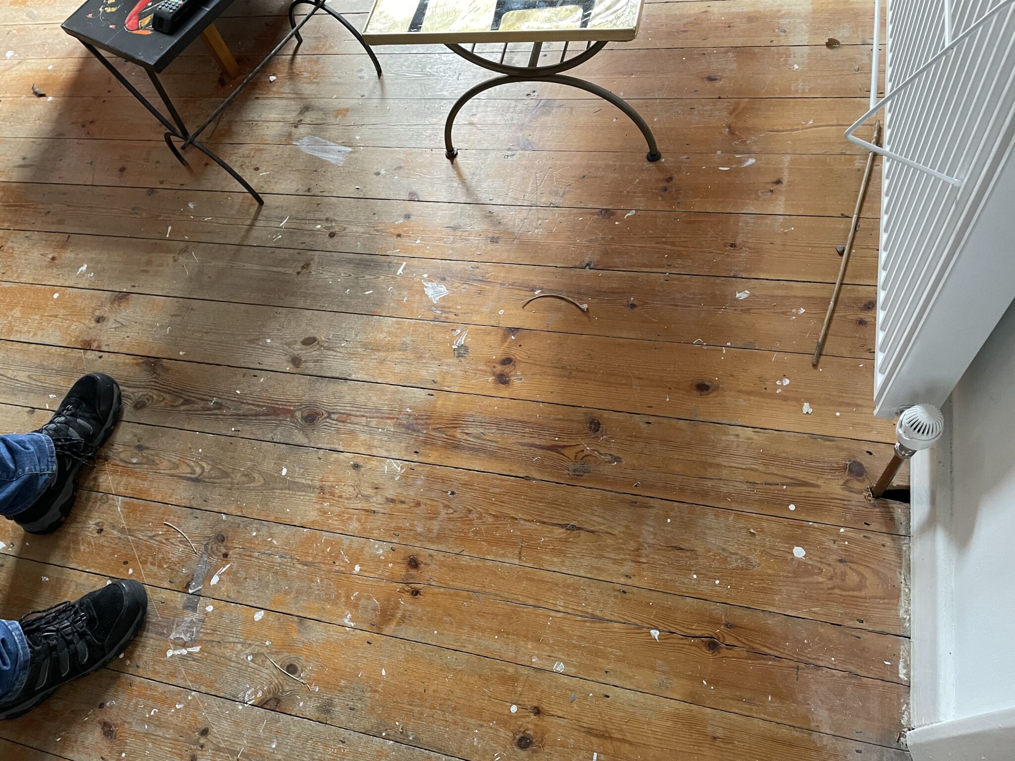 Floor condition before work at SE25