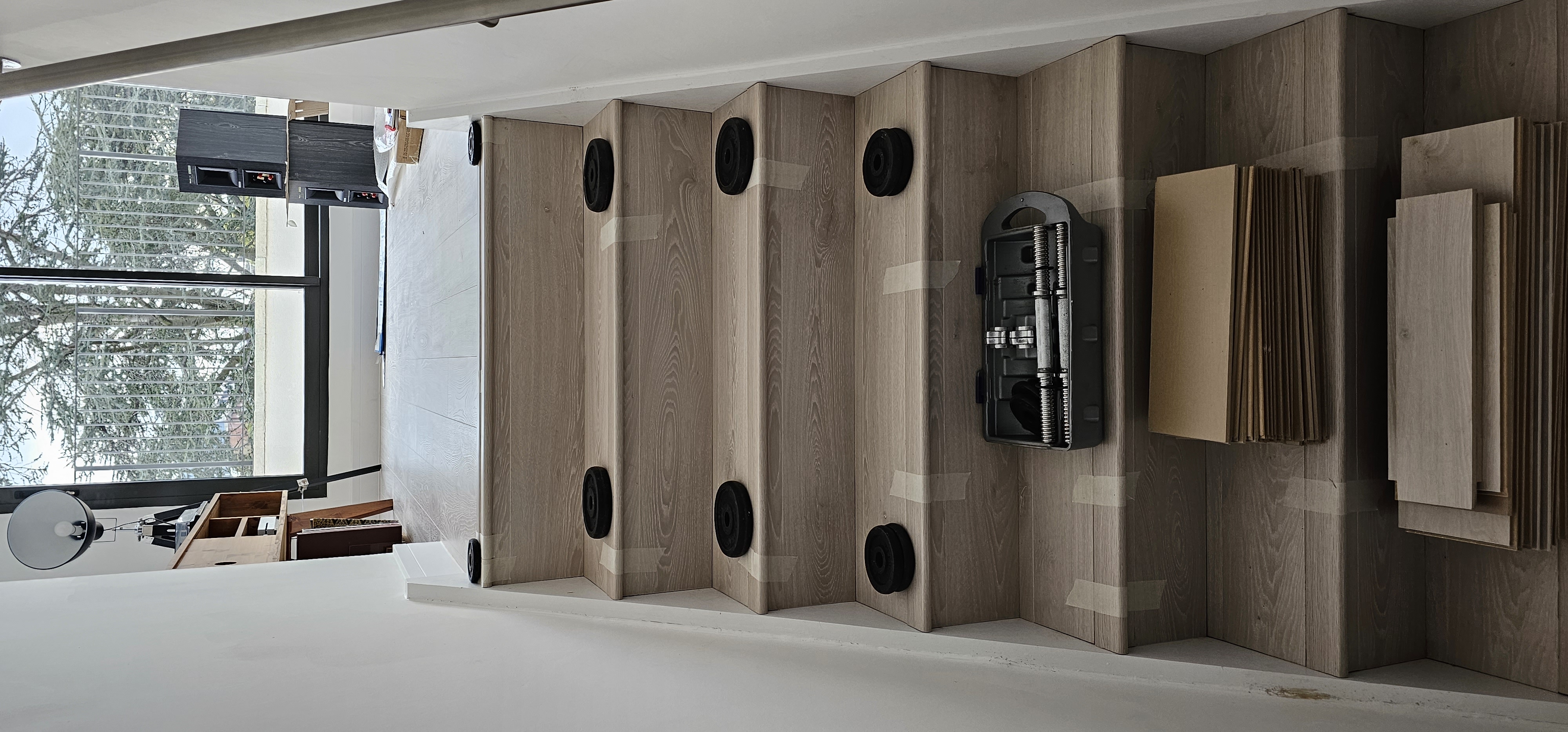 Laminate floor after fitting work in SE25