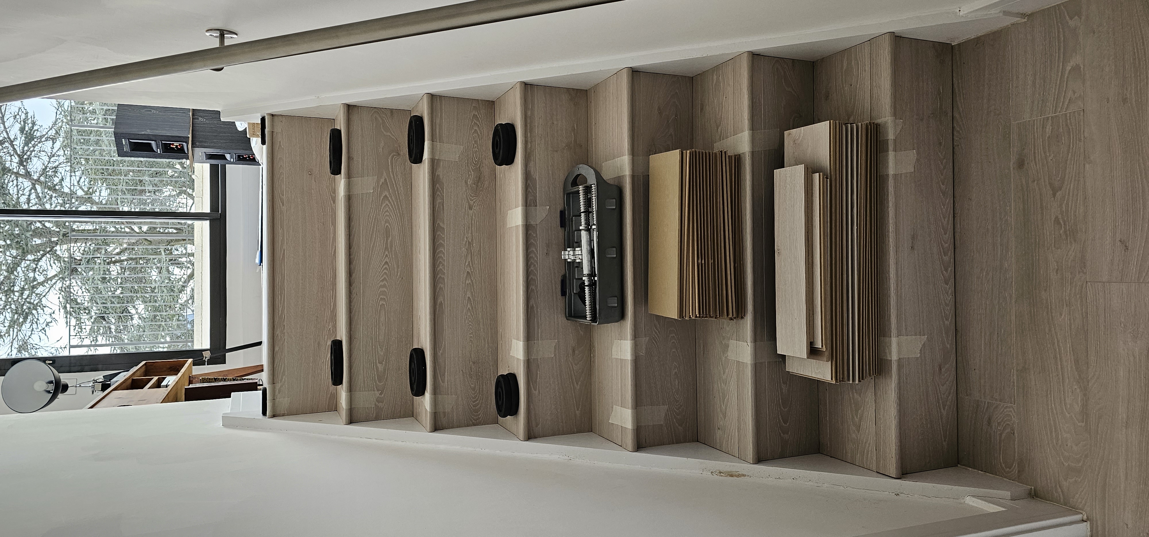 Laminate floor after fitting work in SE25