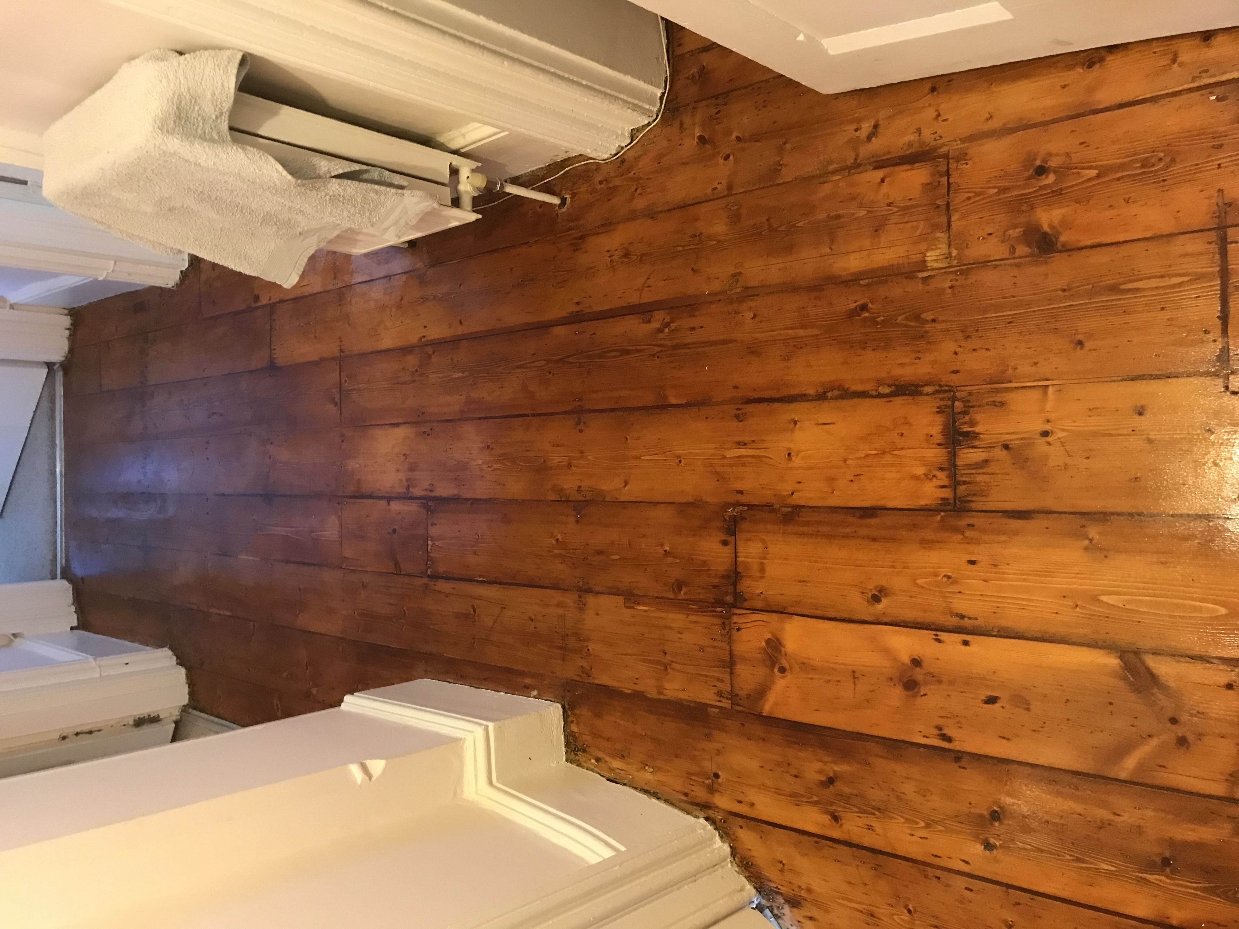 Laminate floor after sanding work in SE26