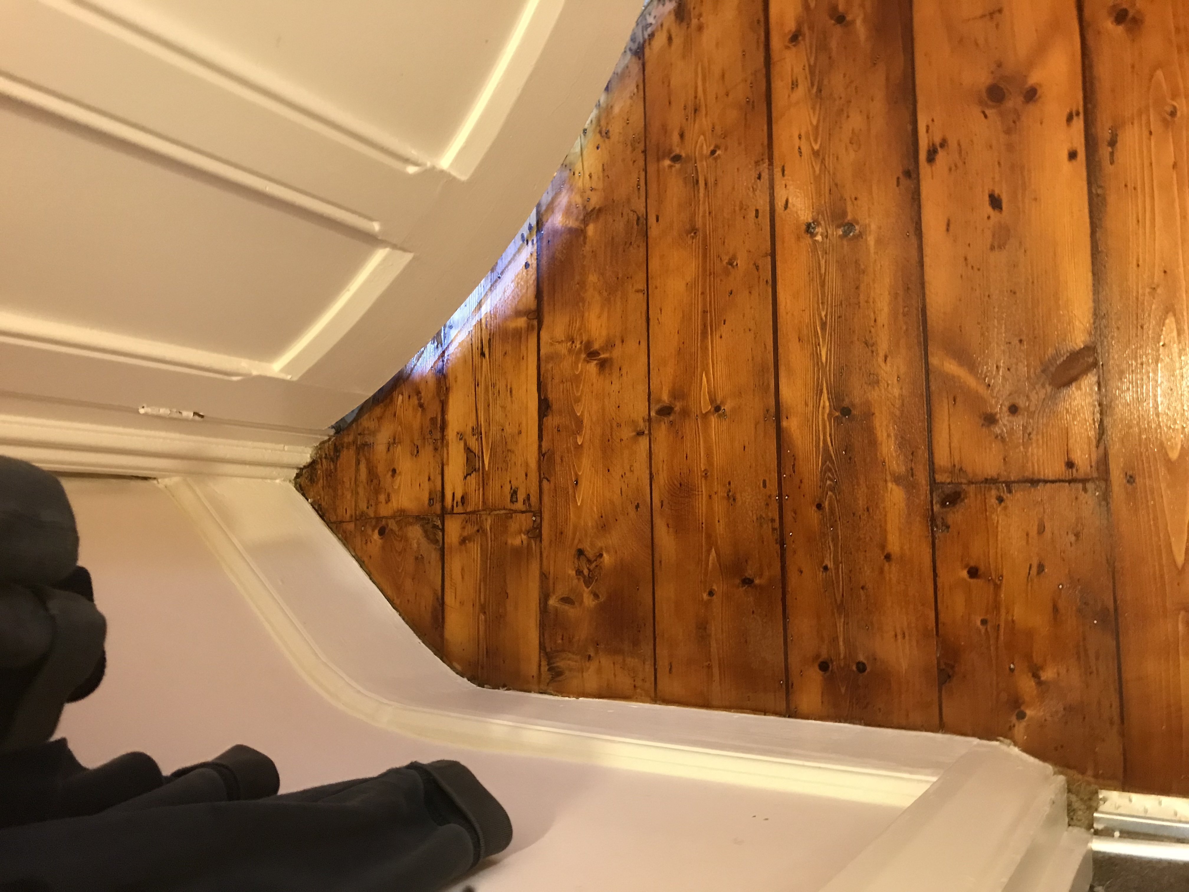 Laminate floor after sanding work in SE26