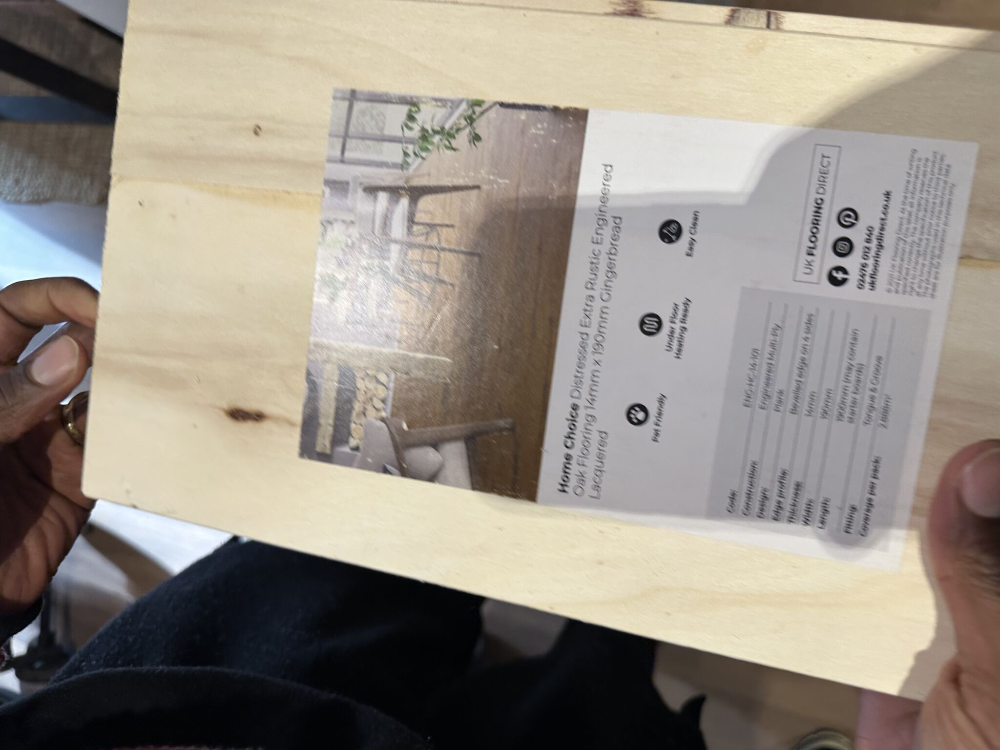 Floor condition before work at SE27