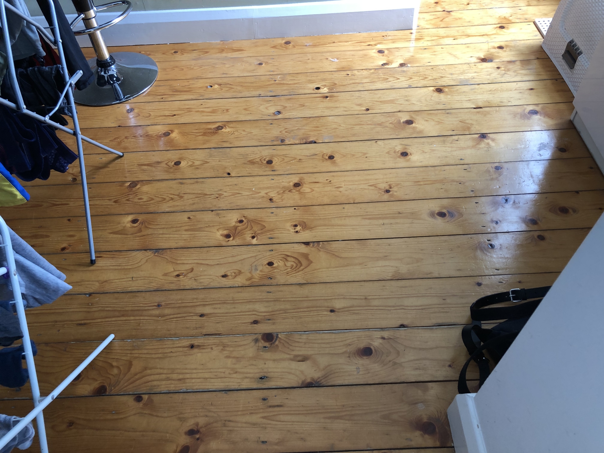 Floor condition before work at SE2