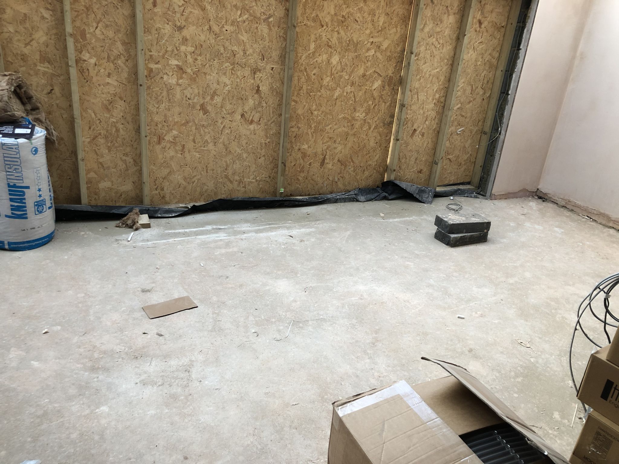 Floor condition before work at SE3