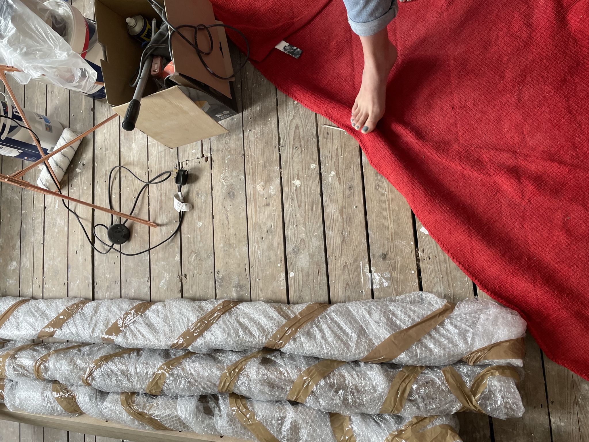 Floor condition before work at SE4