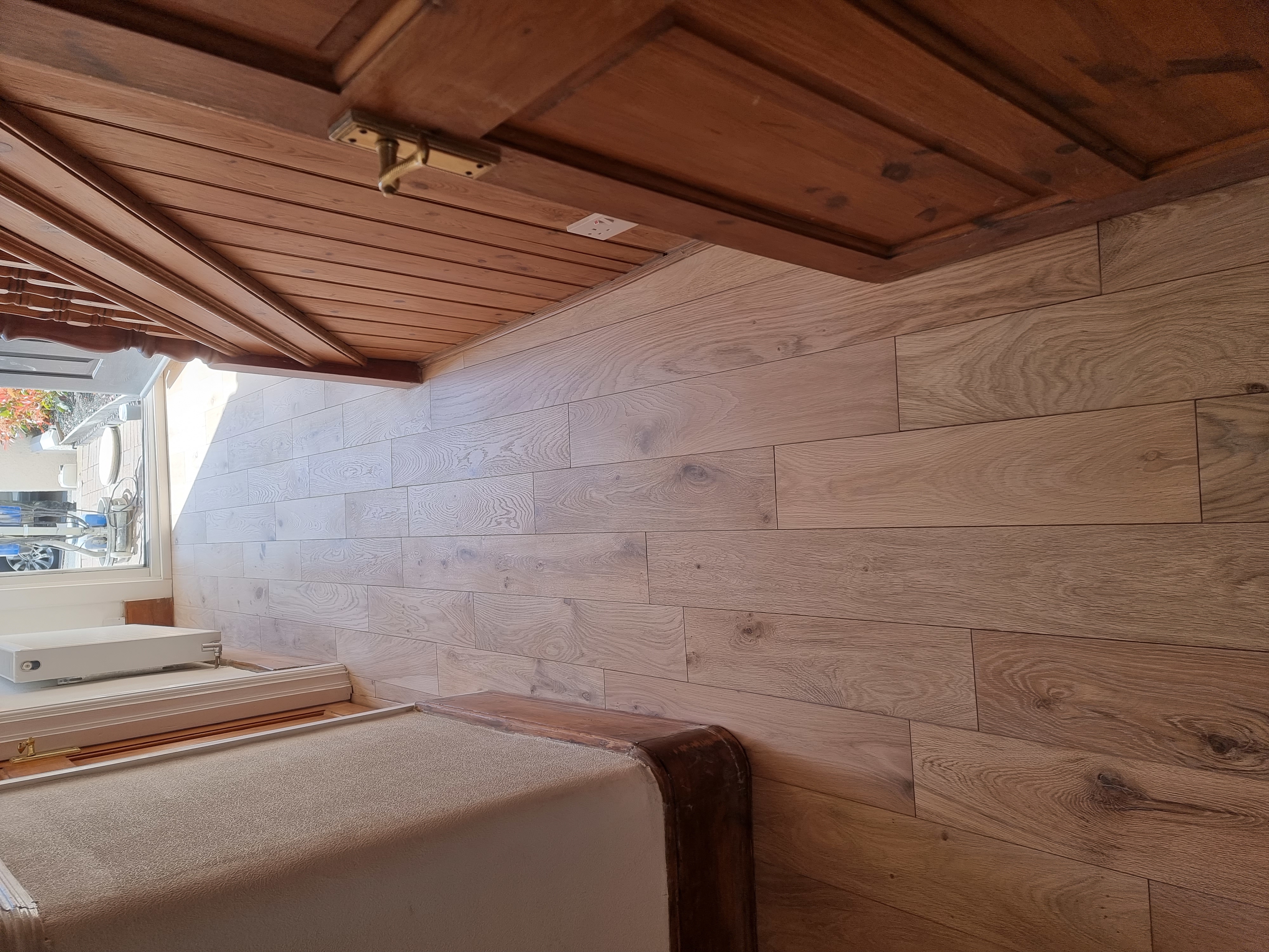 Engineered Wood floor after sanding work in SE6