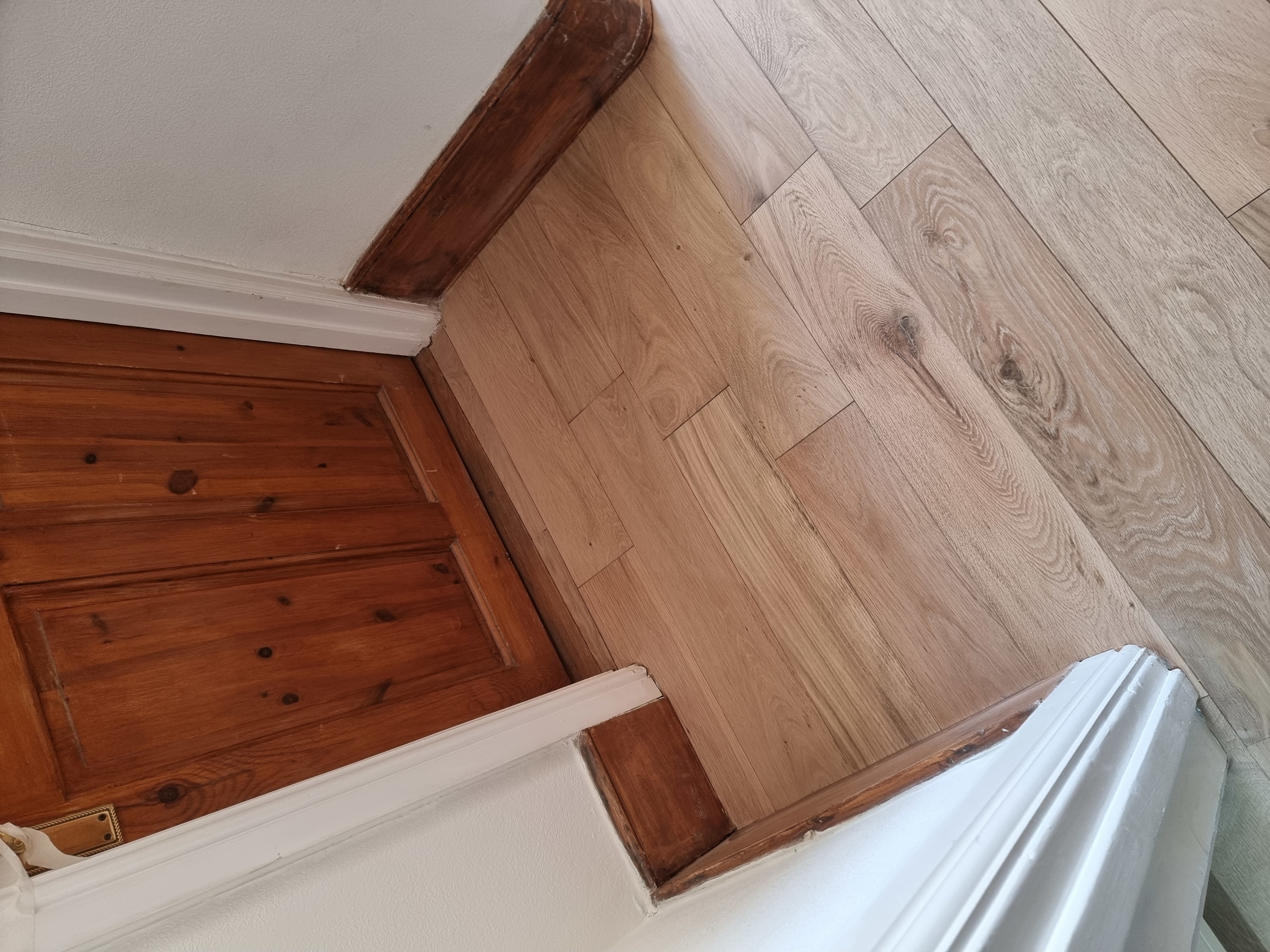 Engineered Wood floor after sanding work in SE6