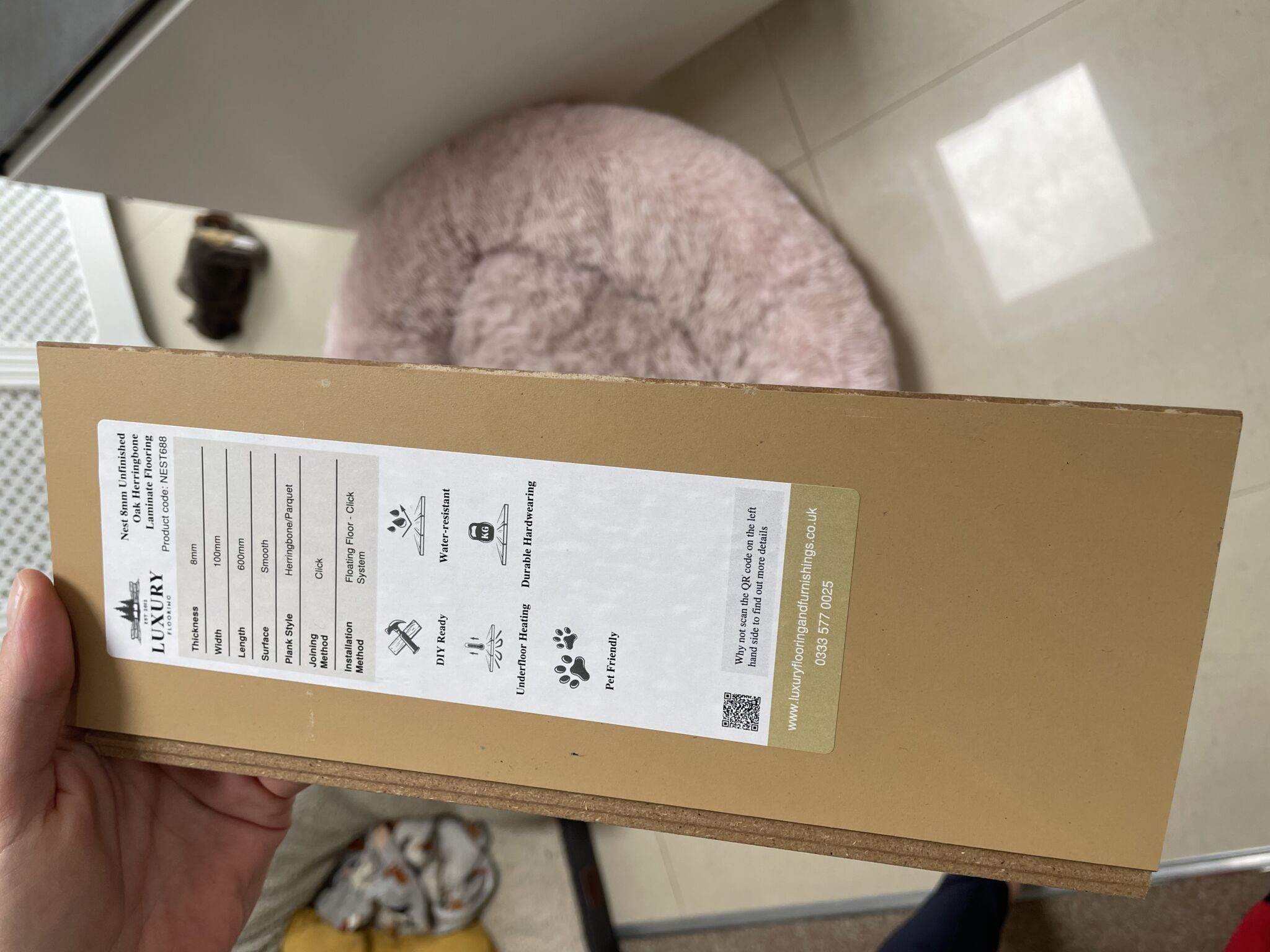 Floor condition before work at SE7