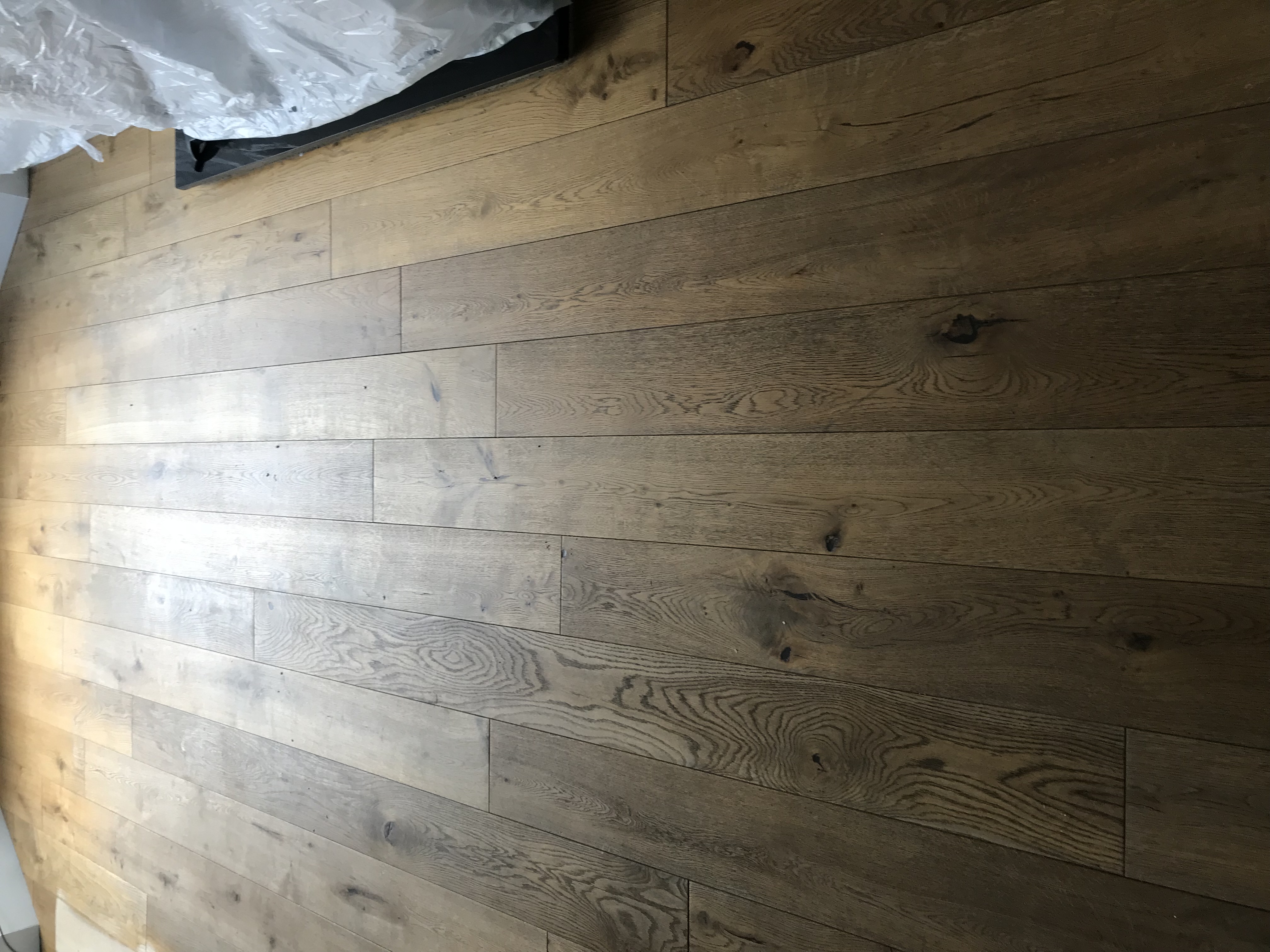 Engineered Wood floor after sanding work in SE7