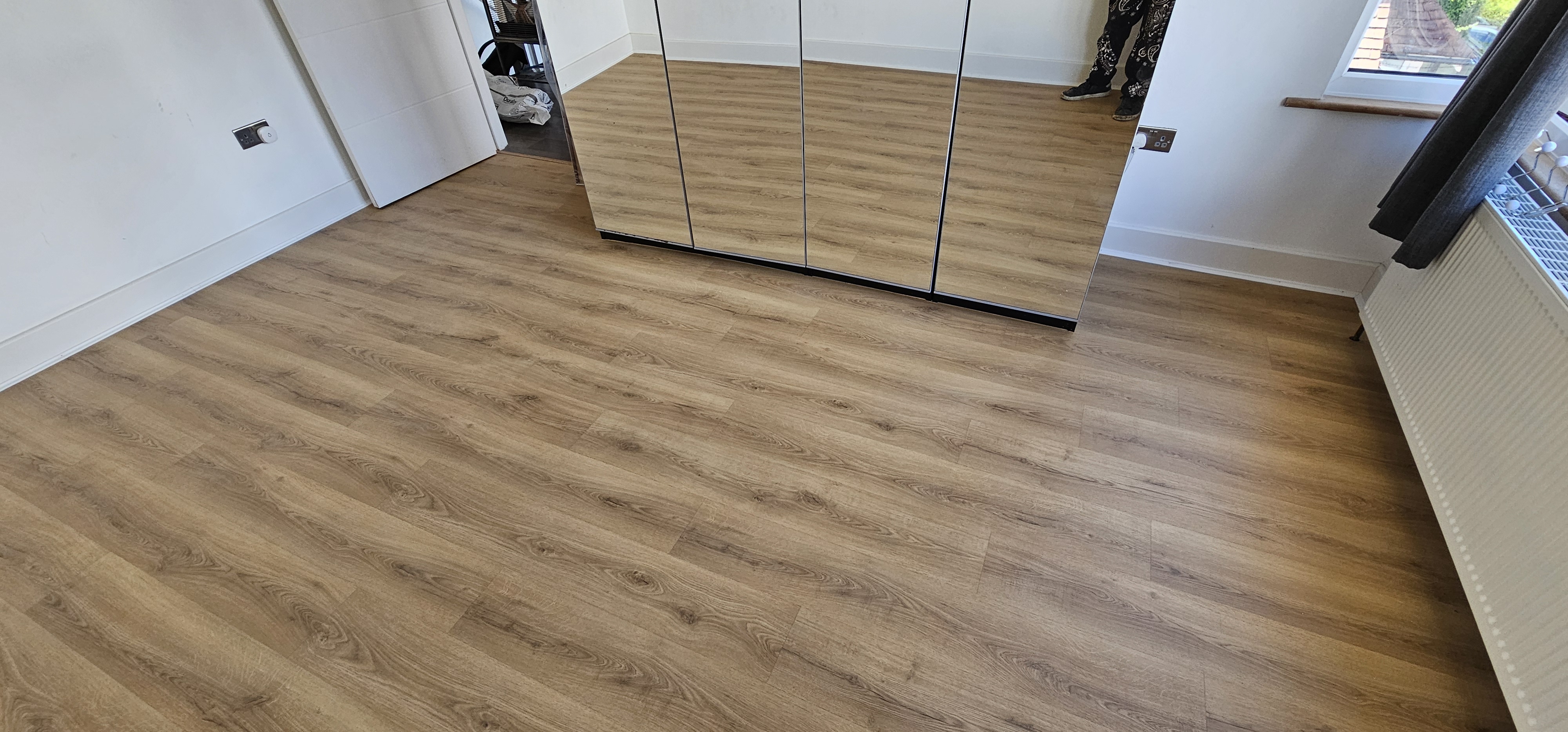 Completed floor fitting in SM4