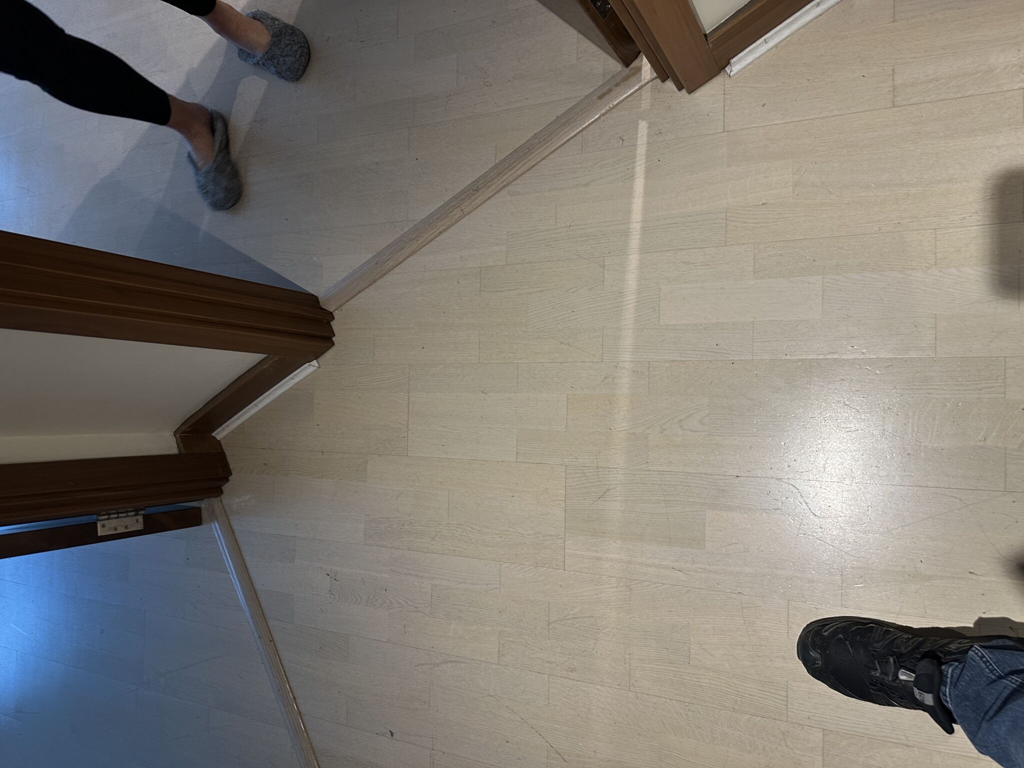 Floor condition before work at SW11