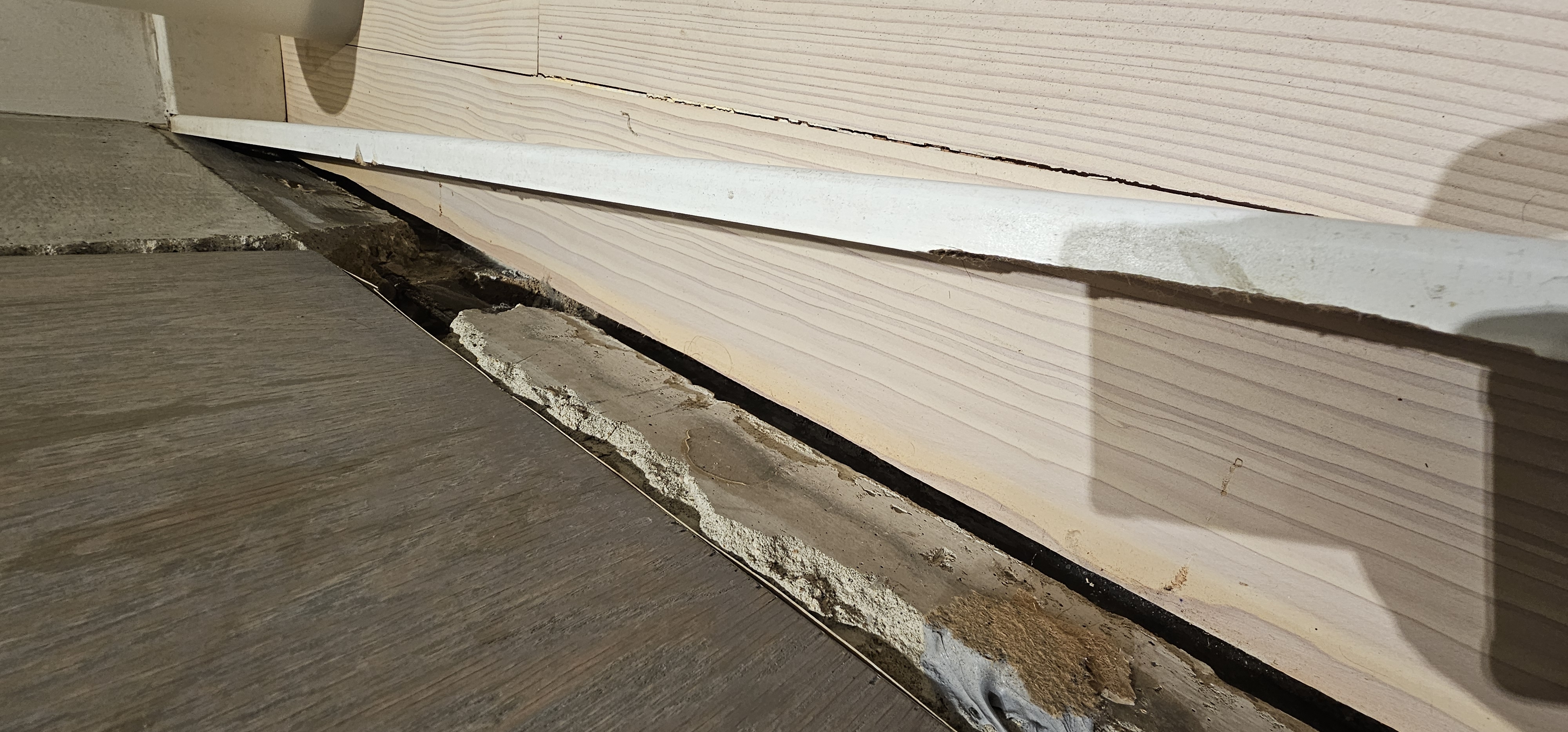 Wood Floor floor after sanding work in SW11