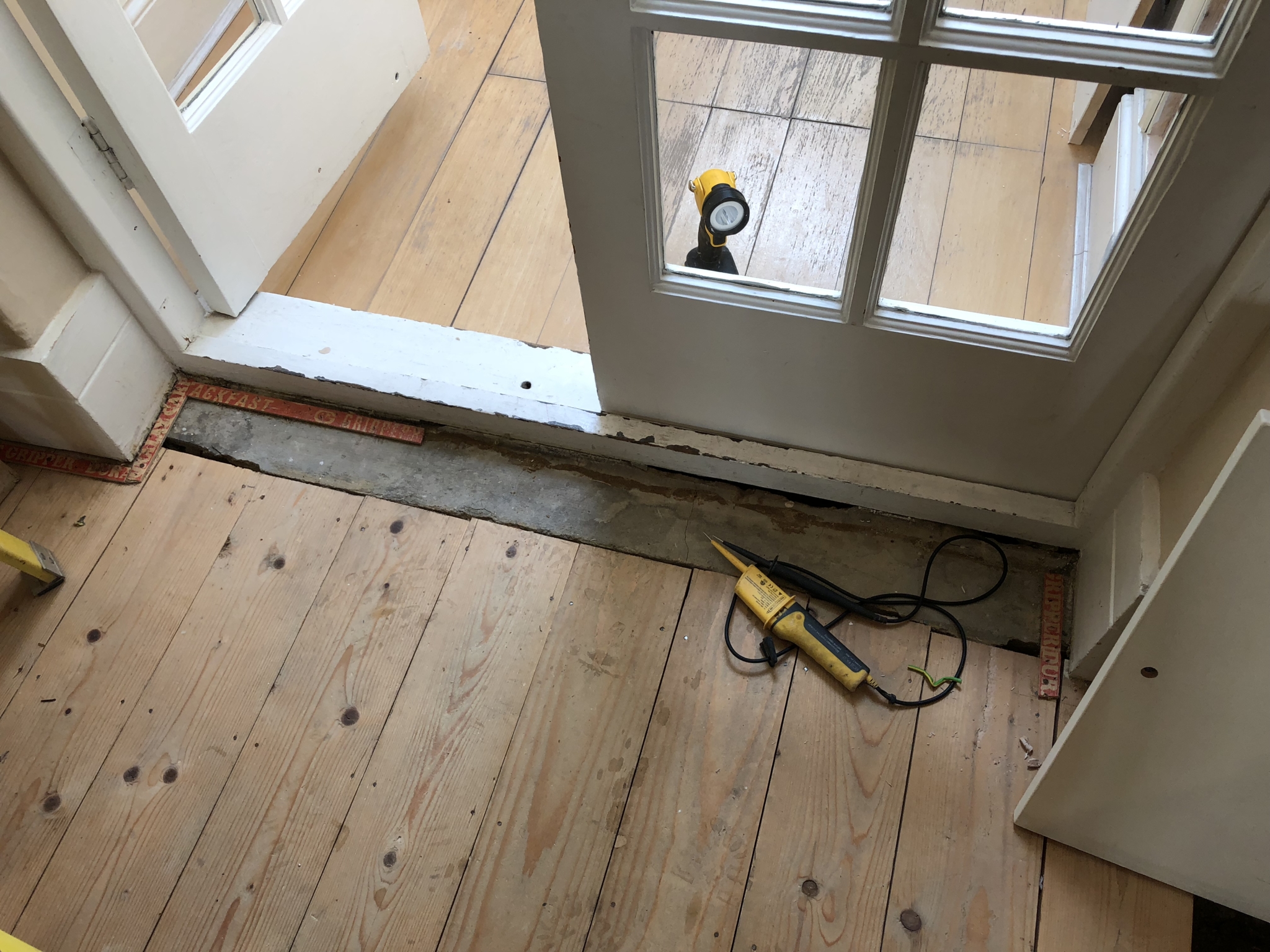 Floor condition before work at SW11