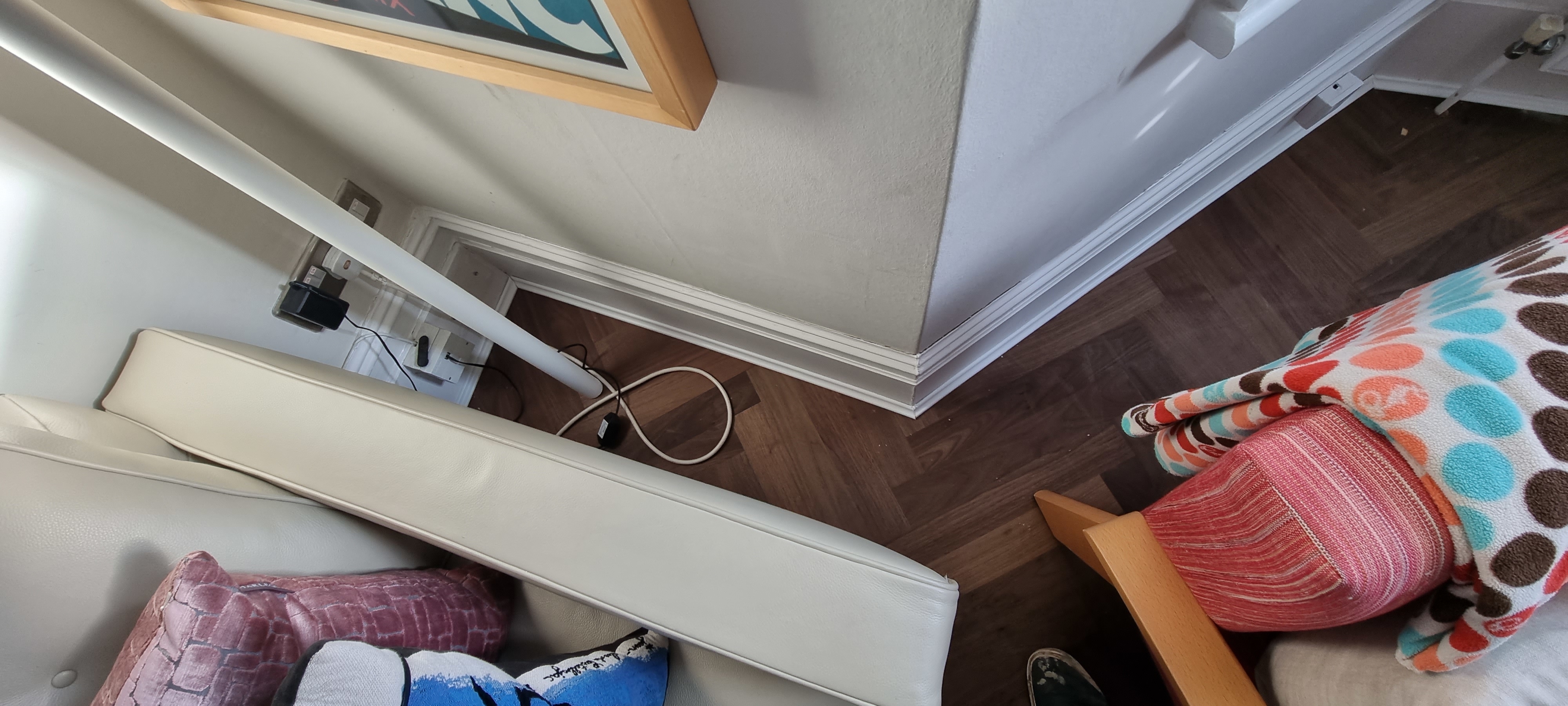 Wood Floor floor after sanding work in SW12