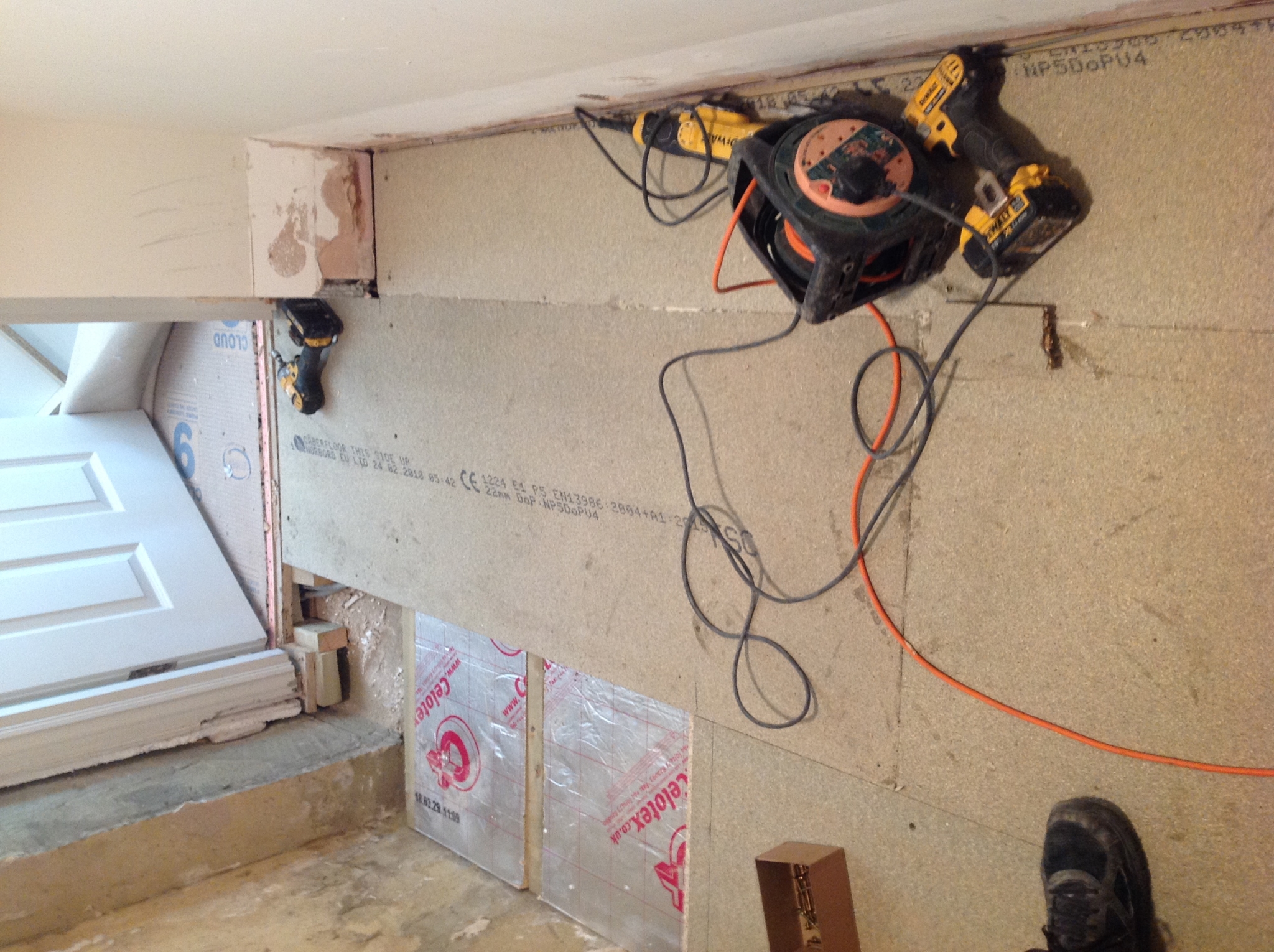 Floor condition before work at SW12