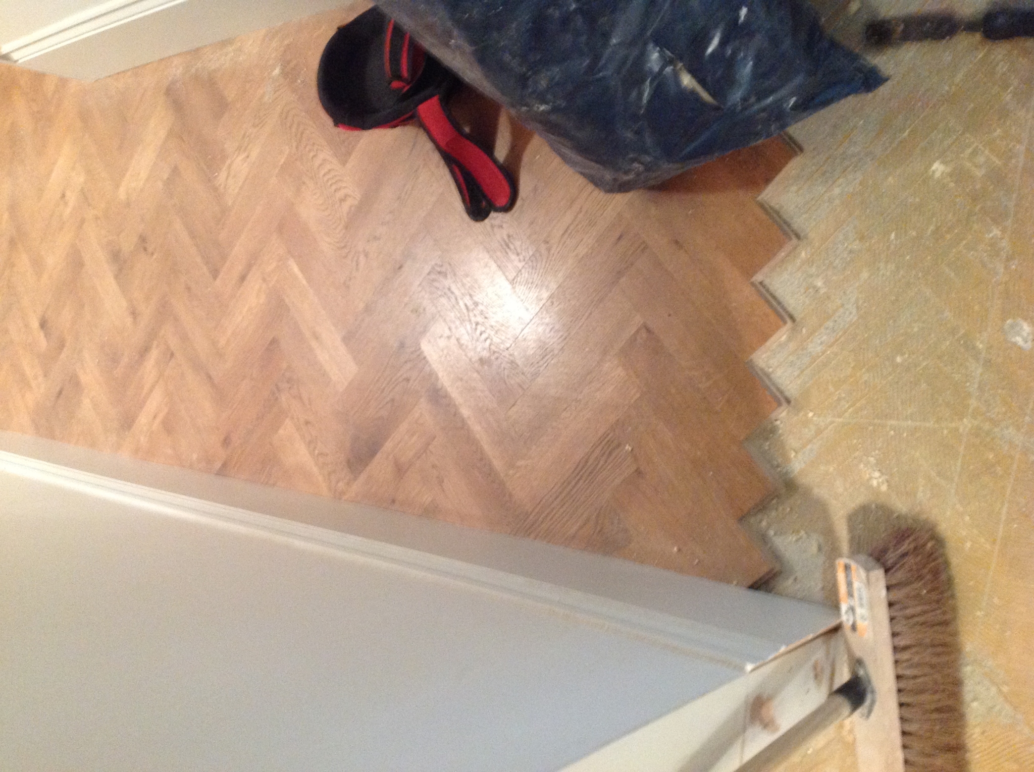 Floor condition before work at SW12