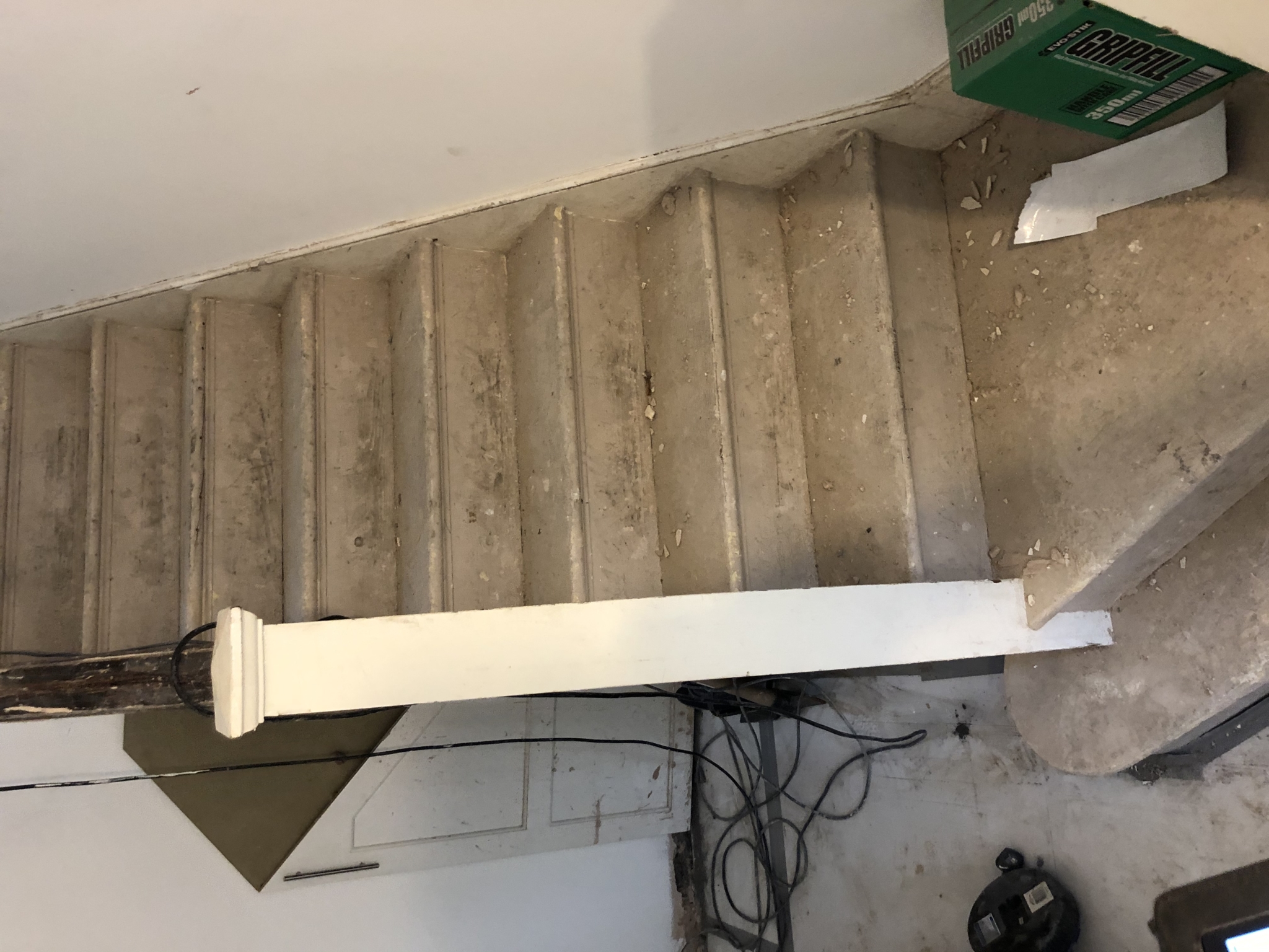 Floor condition before work at SW12