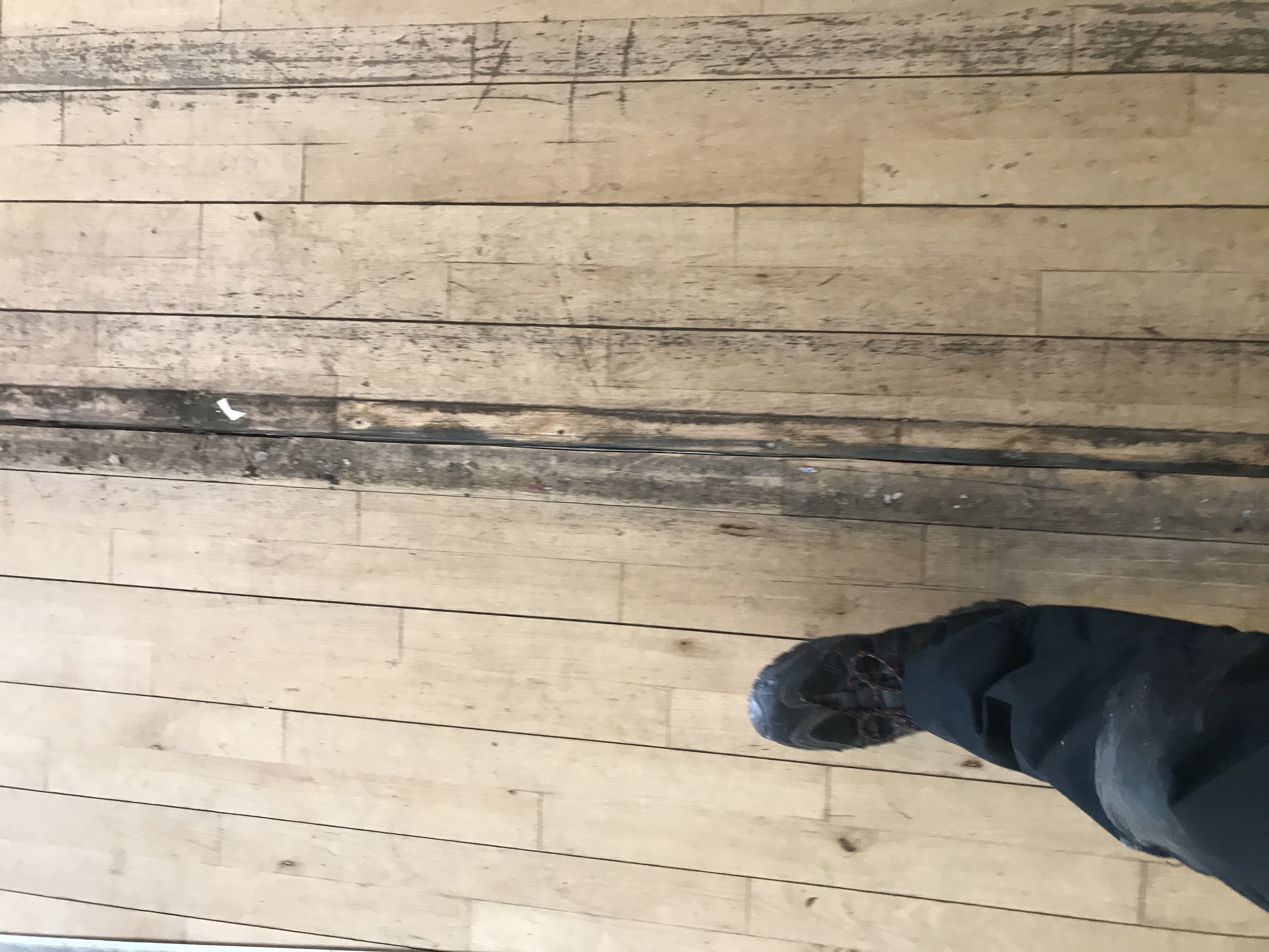 Wood Floor floor after sanding work in SW14