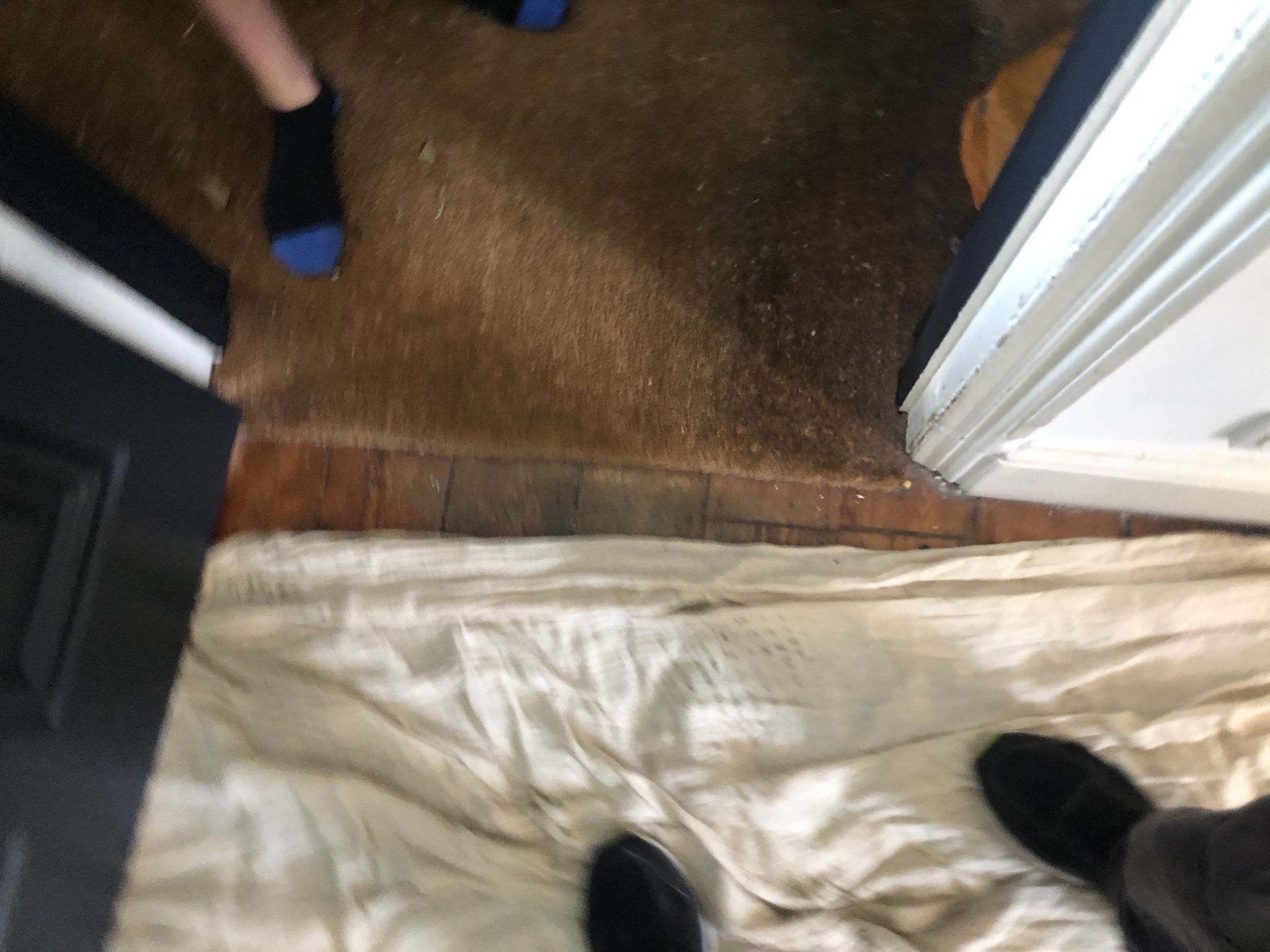 Floor condition before work at SW14