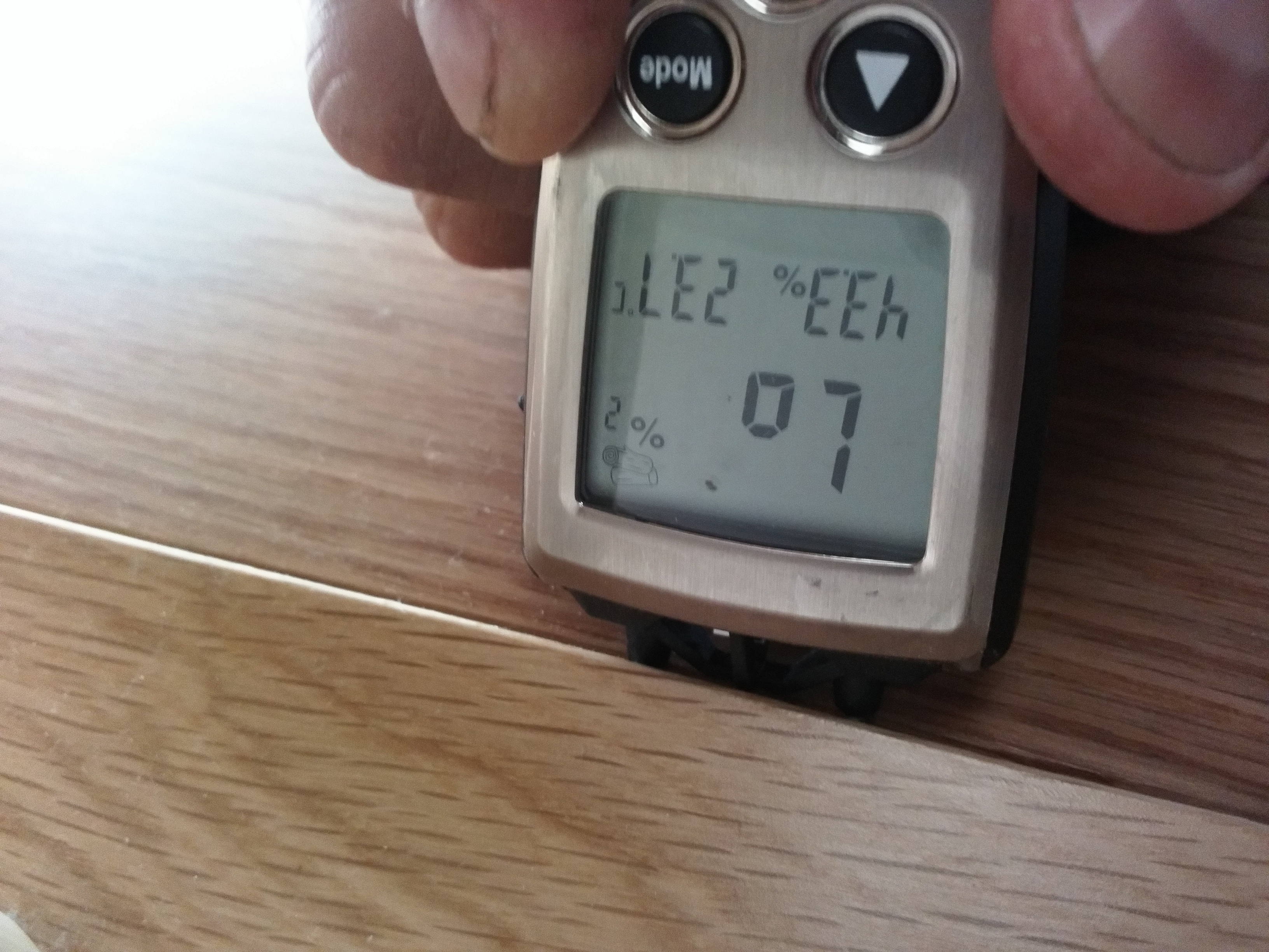 Engineered Wood floor after fitting work in SW15