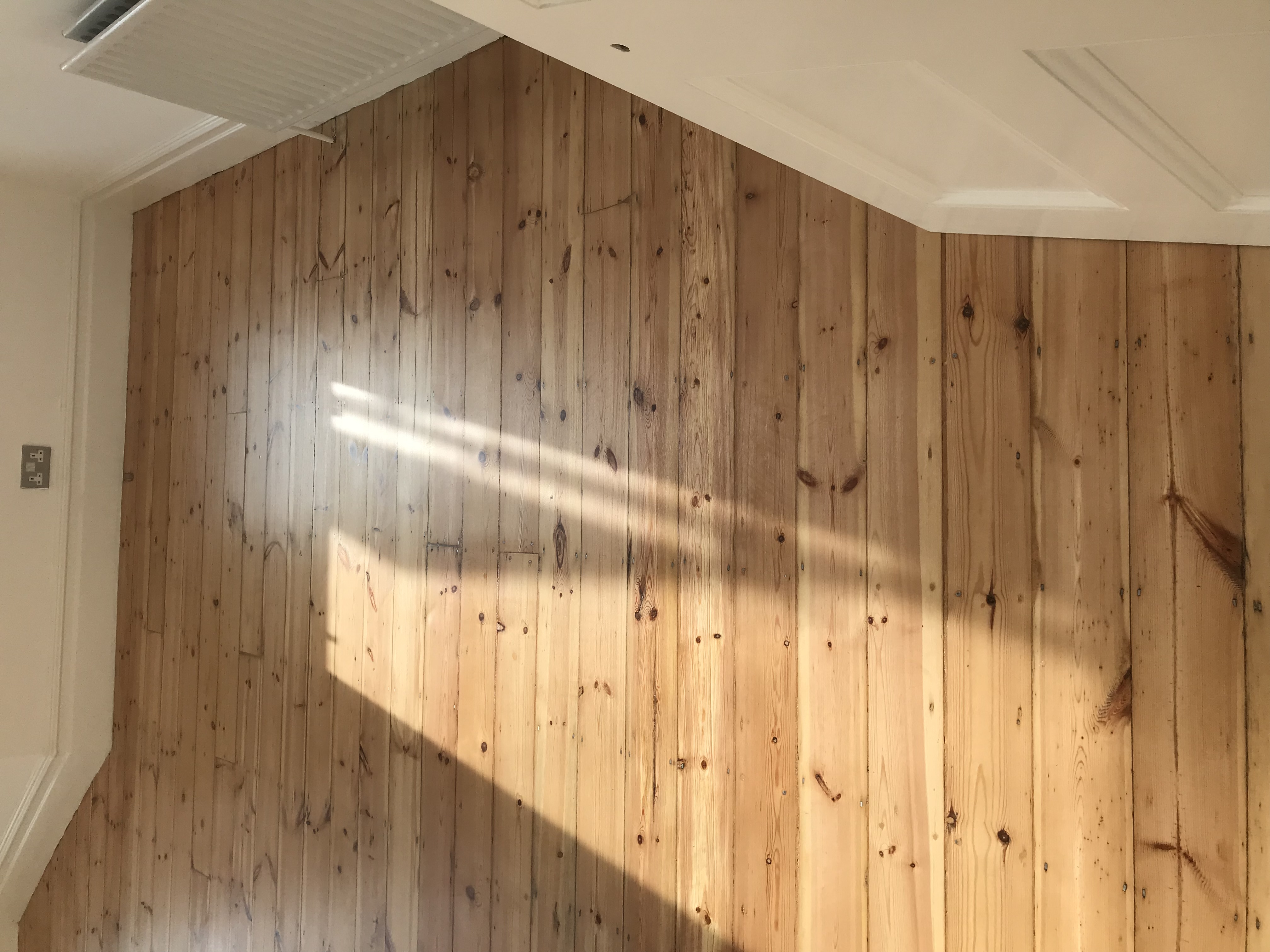 Laminate floor after sanding work in SW15