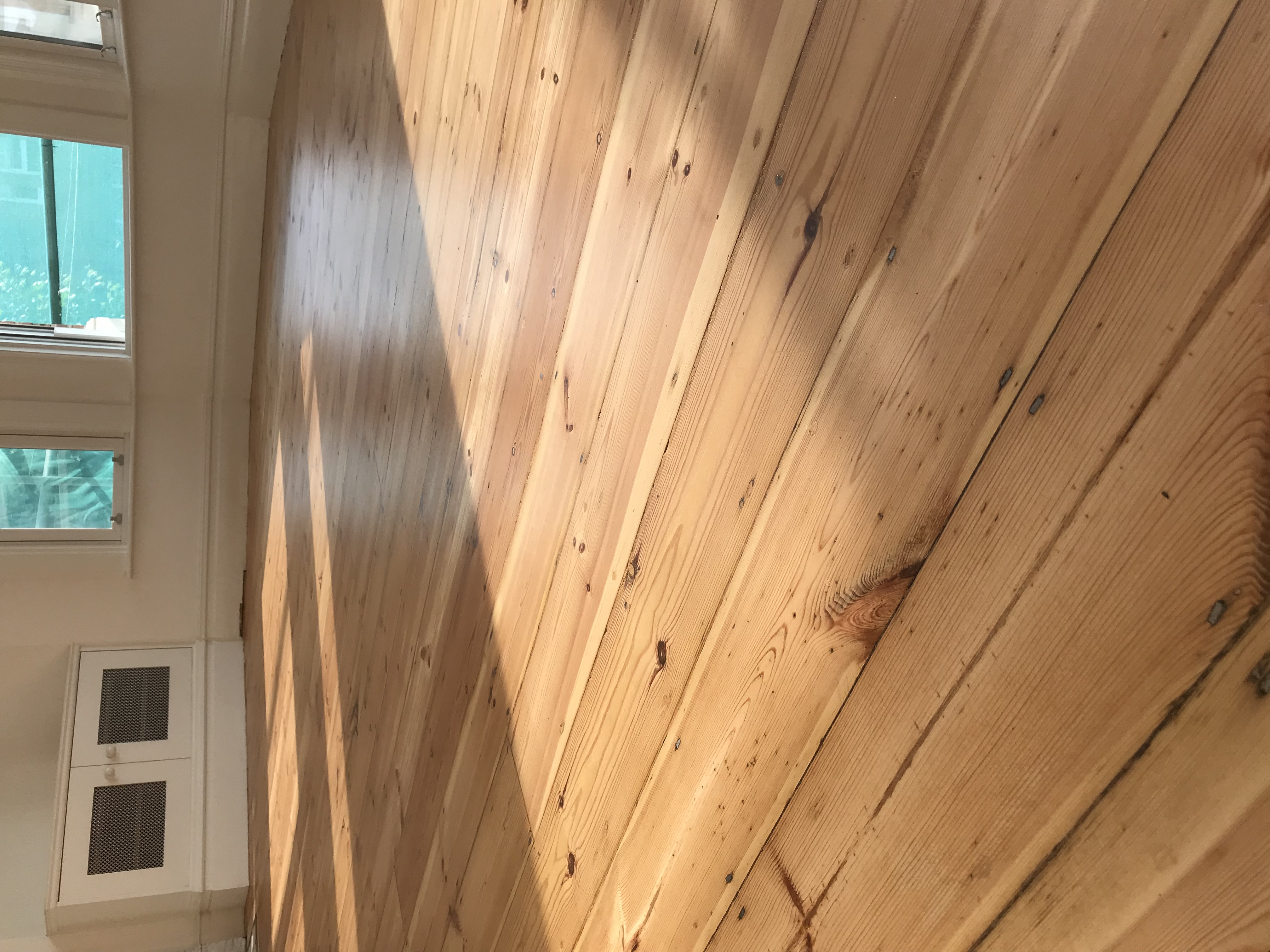 Laminate floor after sanding work in SW15