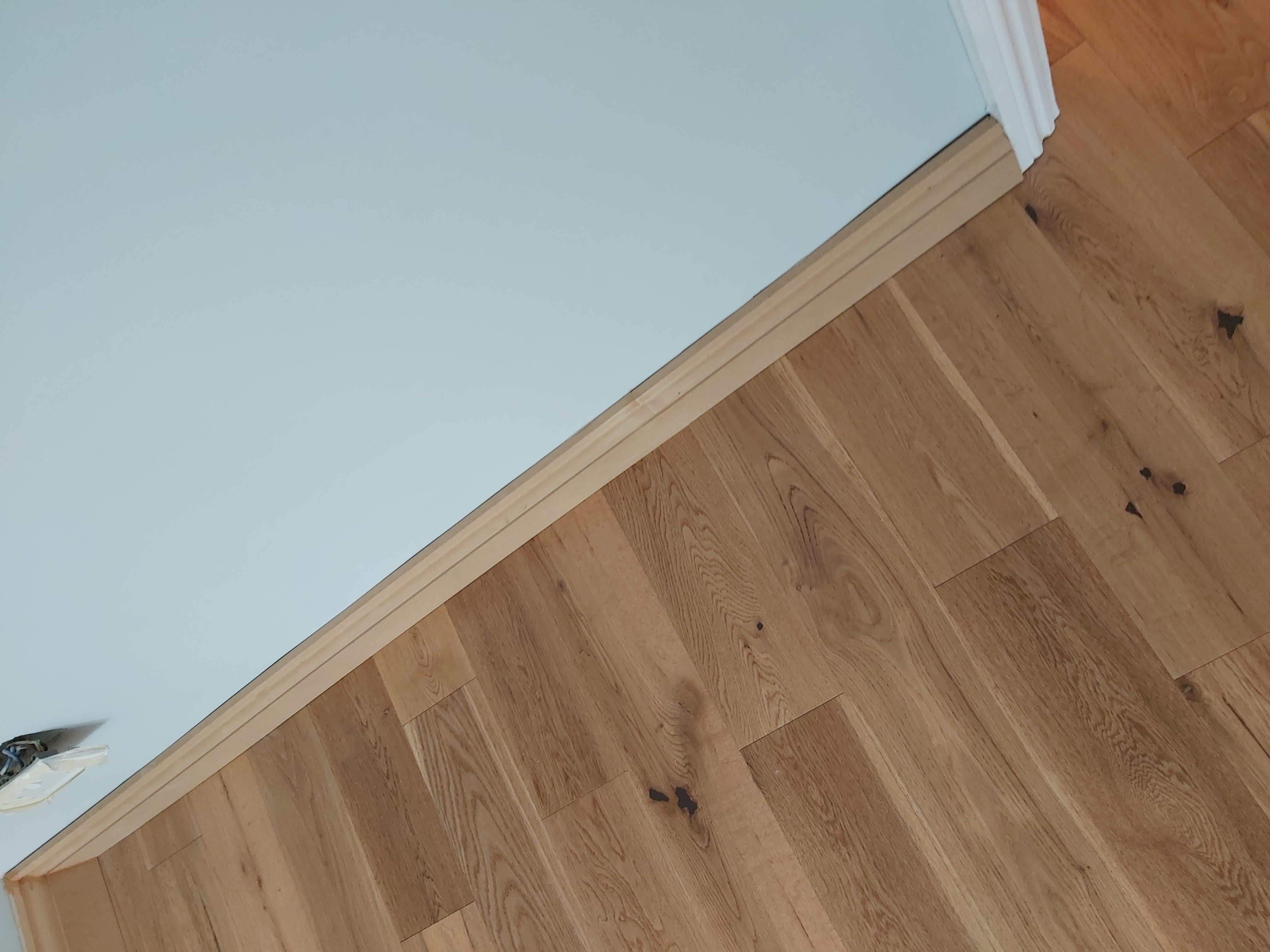 Wood Floor floor after fitting work in SW15