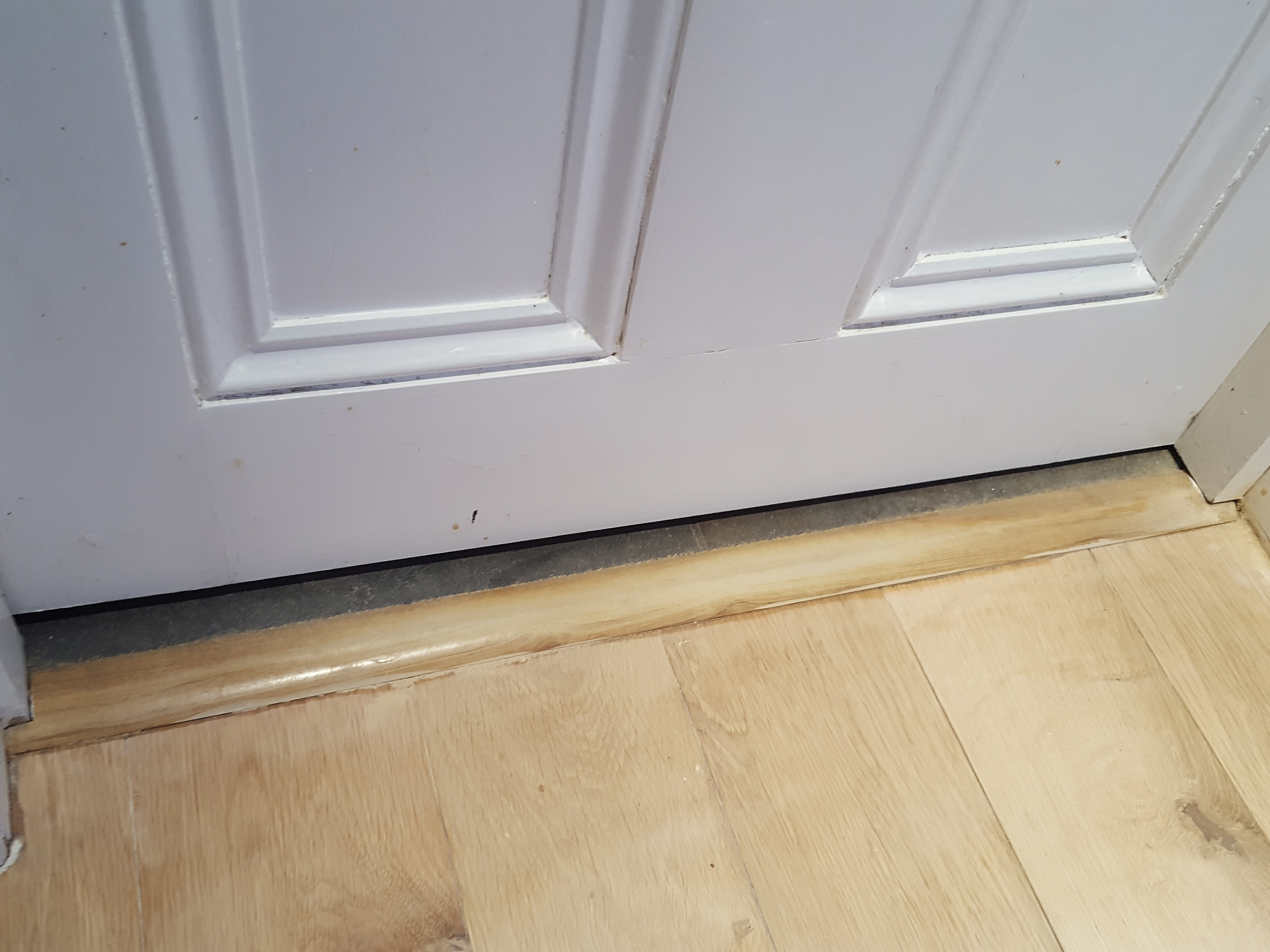 Engineered Wood floor after sanding work in SW15