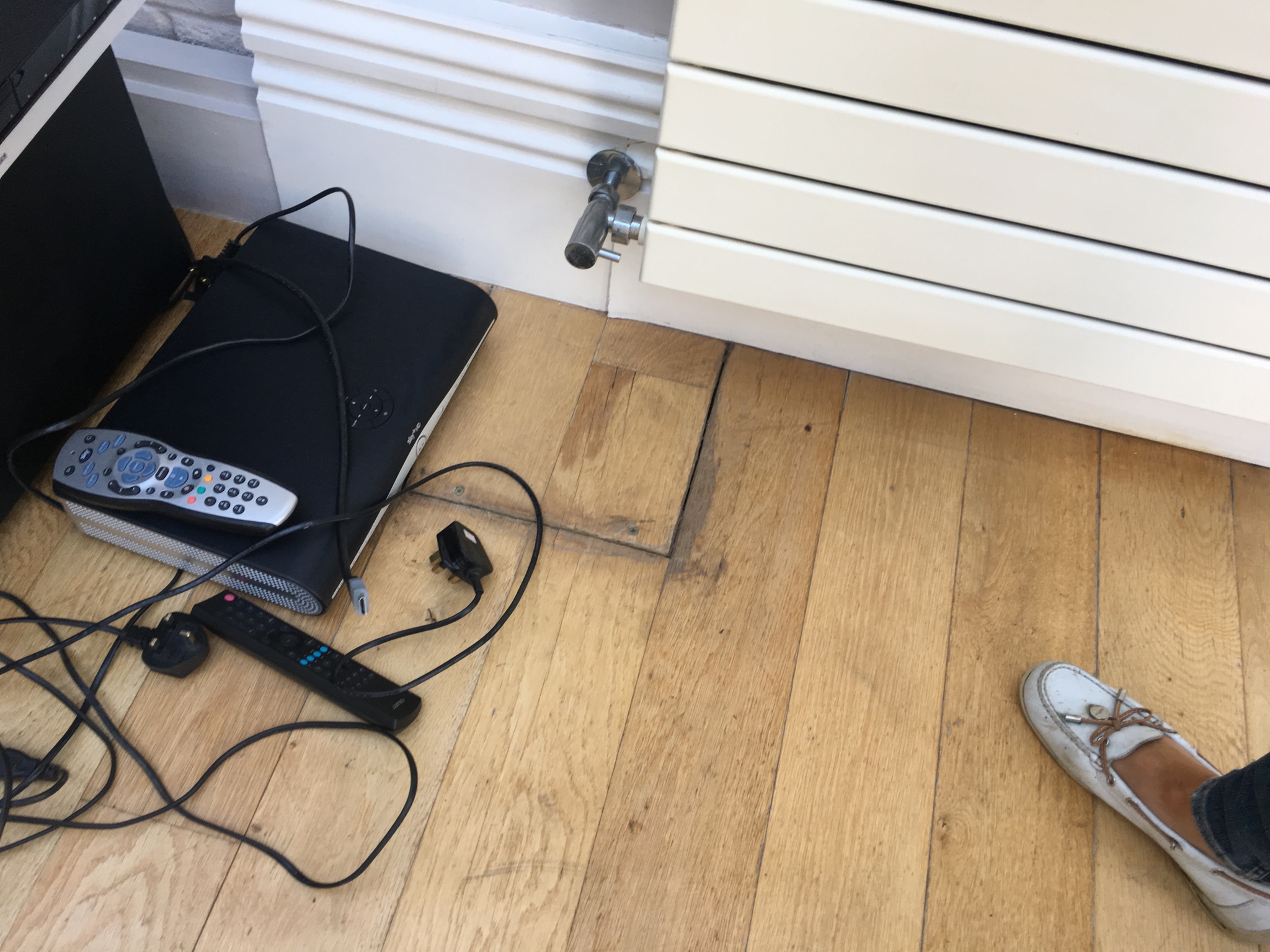 Floor condition before work at SW15