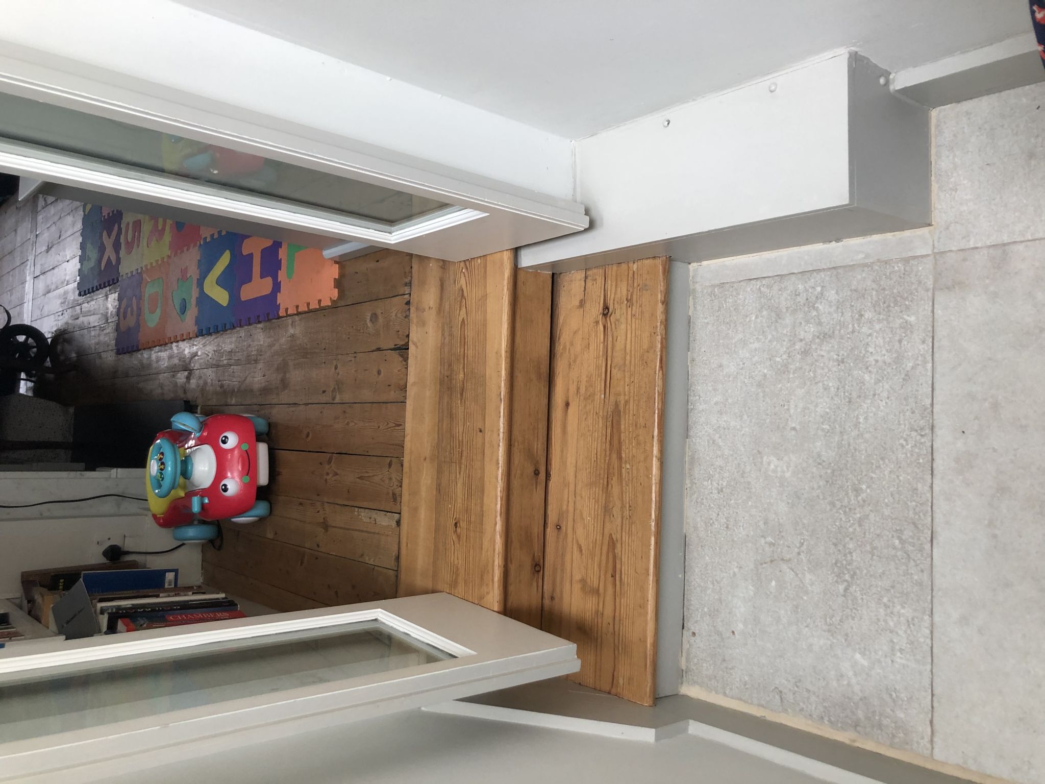 Floor condition before work at SW15