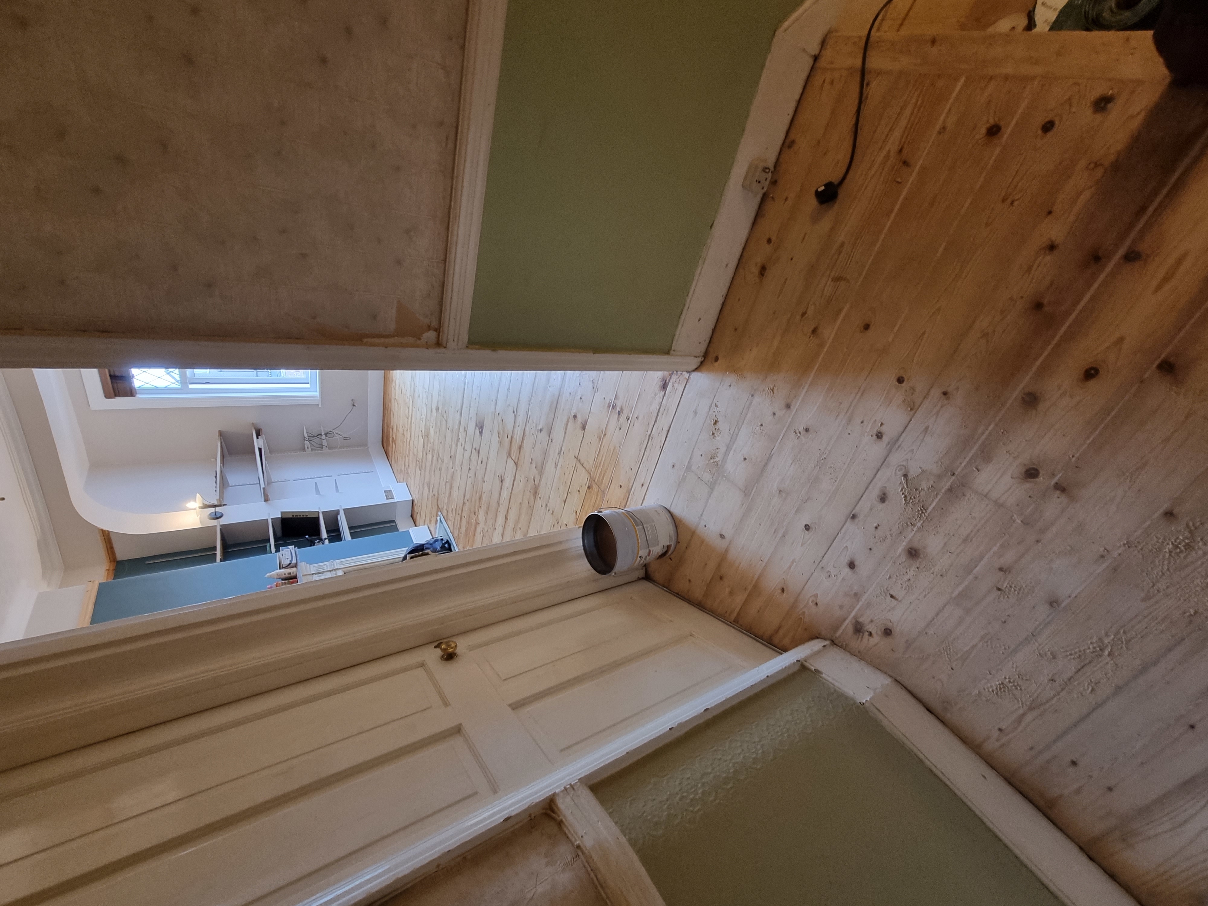 Laminate floor after sanding work in SW16
