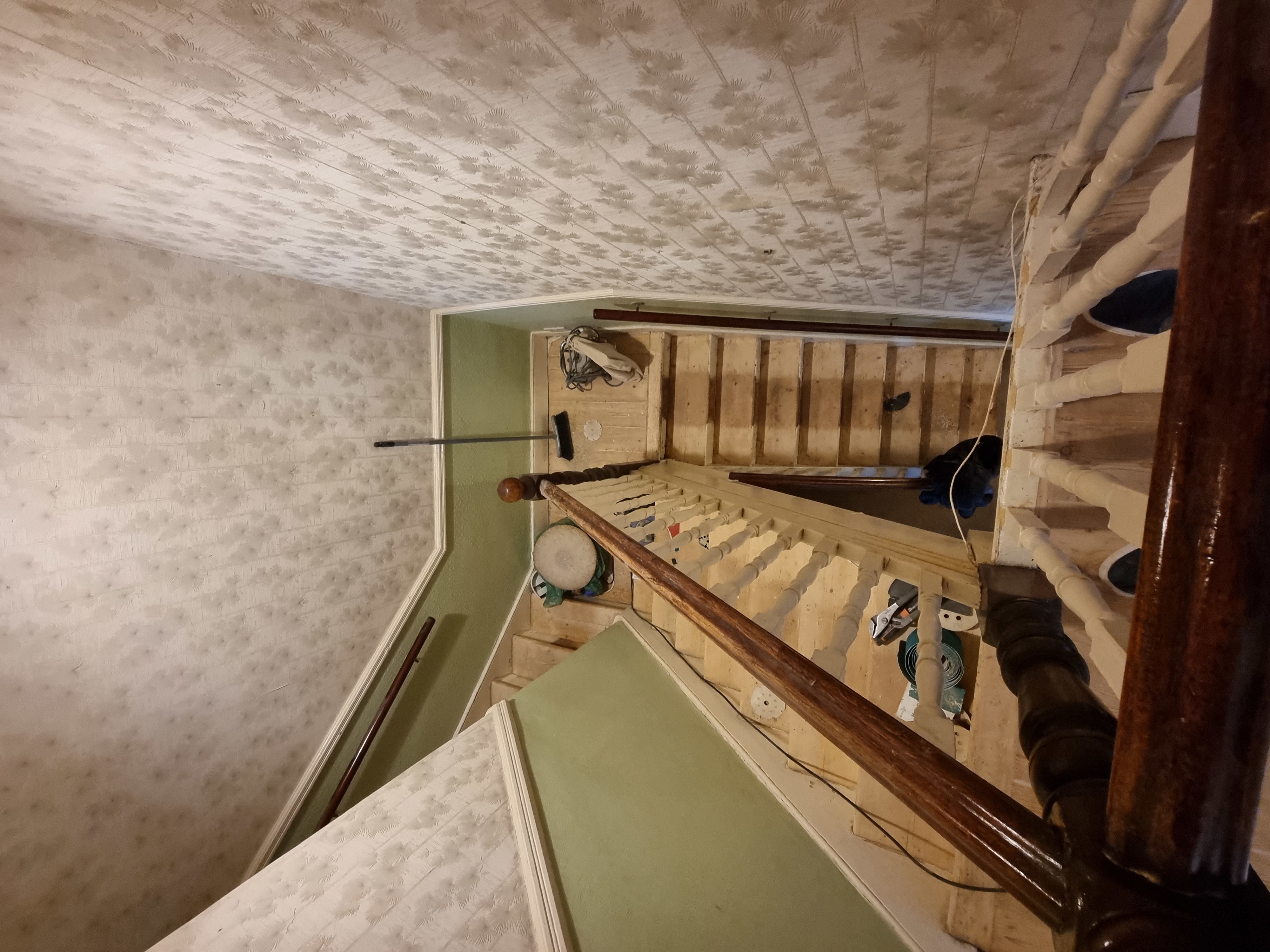 Laminate floor after sanding work in SW16