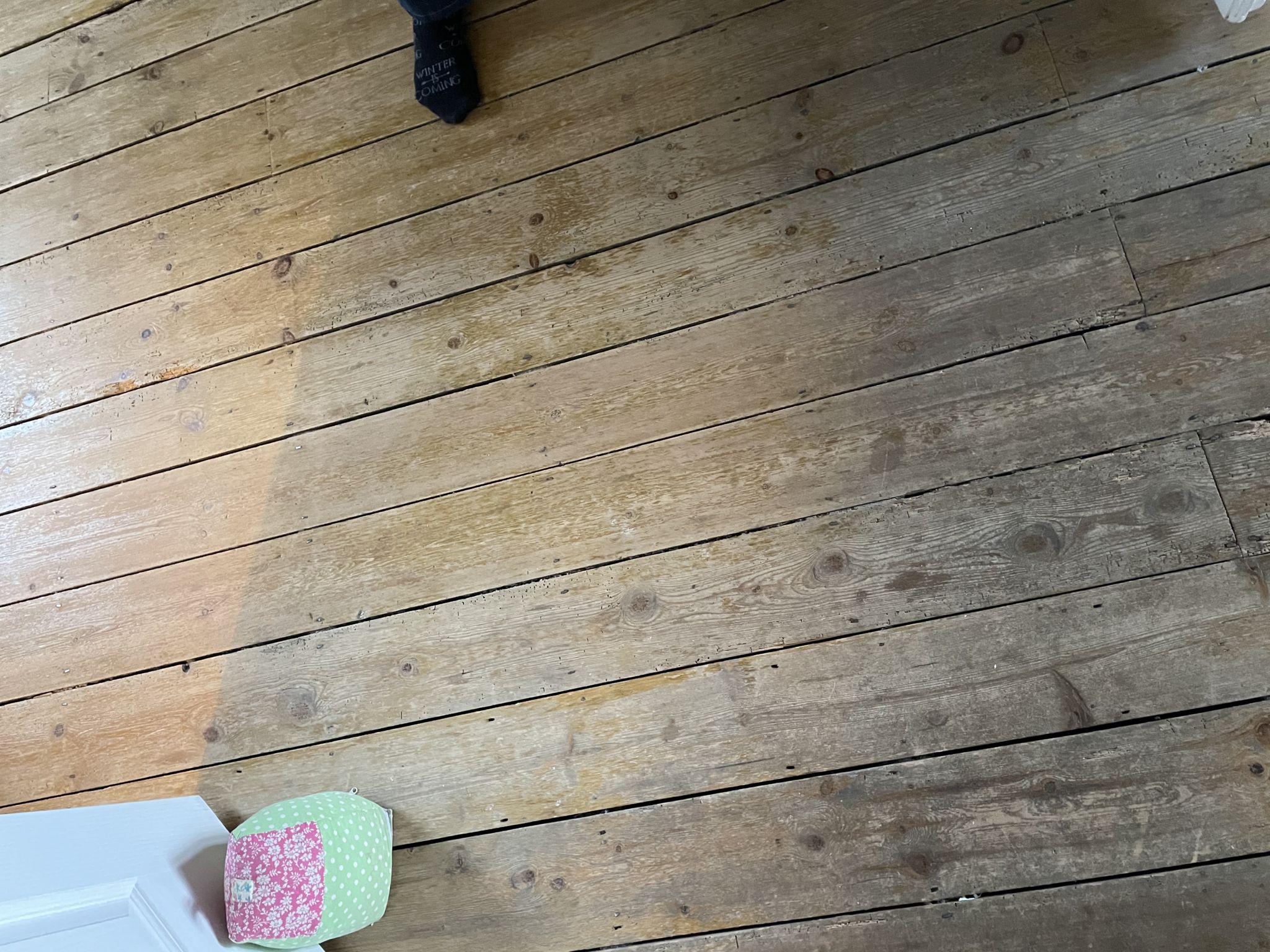 Floor condition before work at SW17