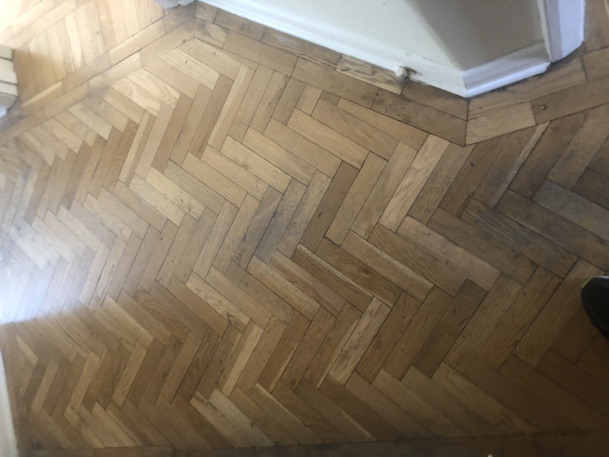 Floor condition before work at SW17