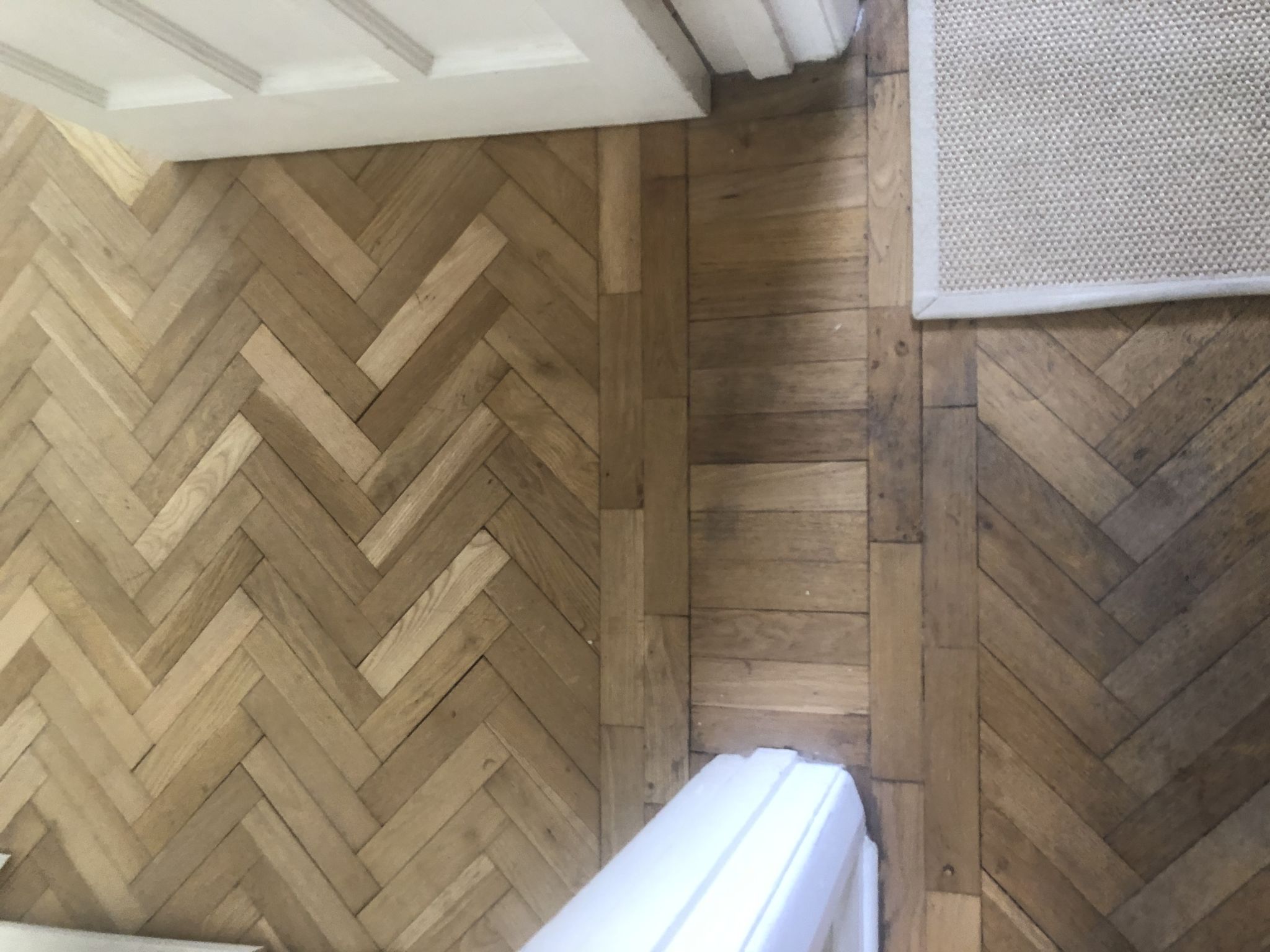 Floor condition before work at SW17