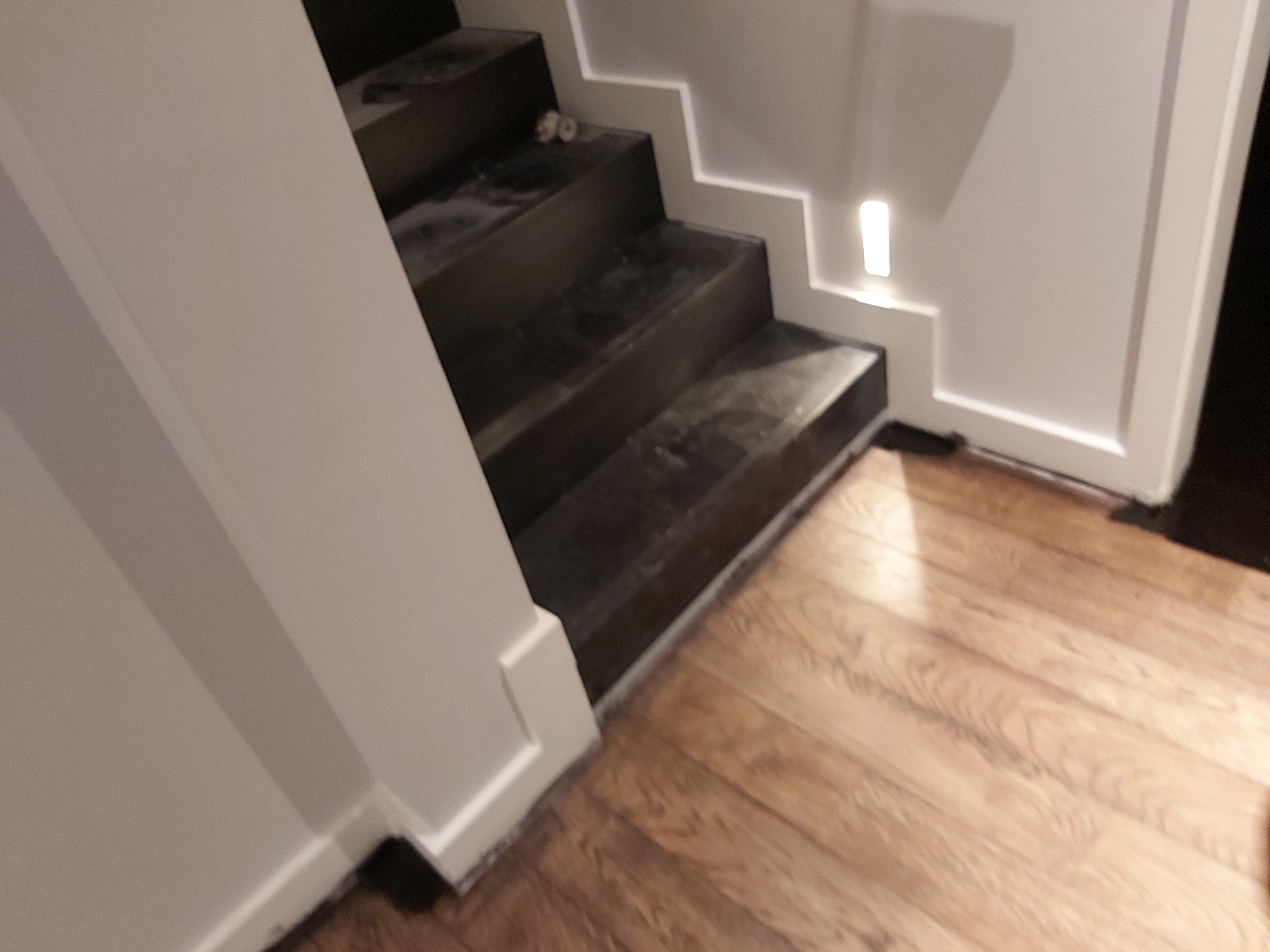 Hardwood floor after sanding work in SW18