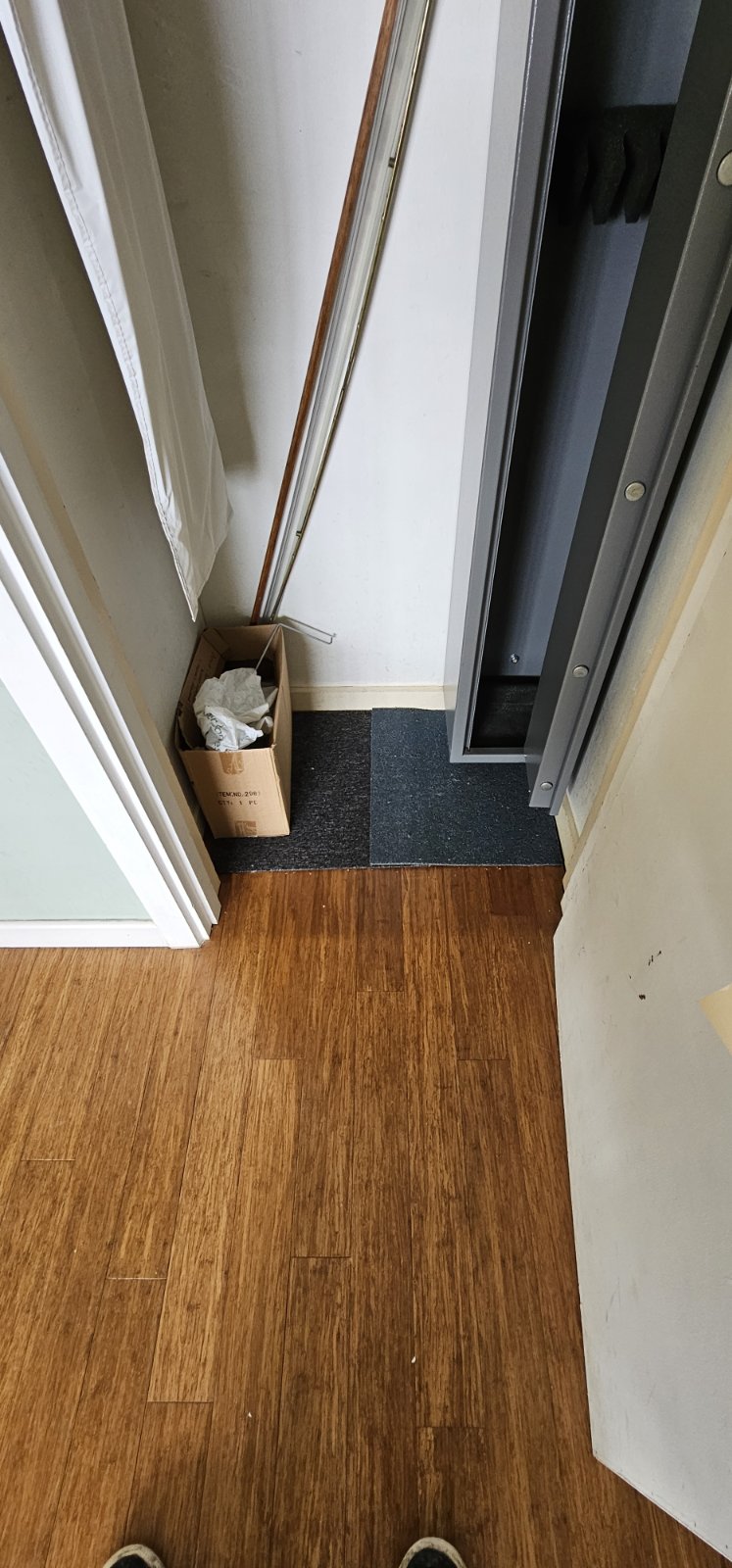 Floor condition before work at SW19