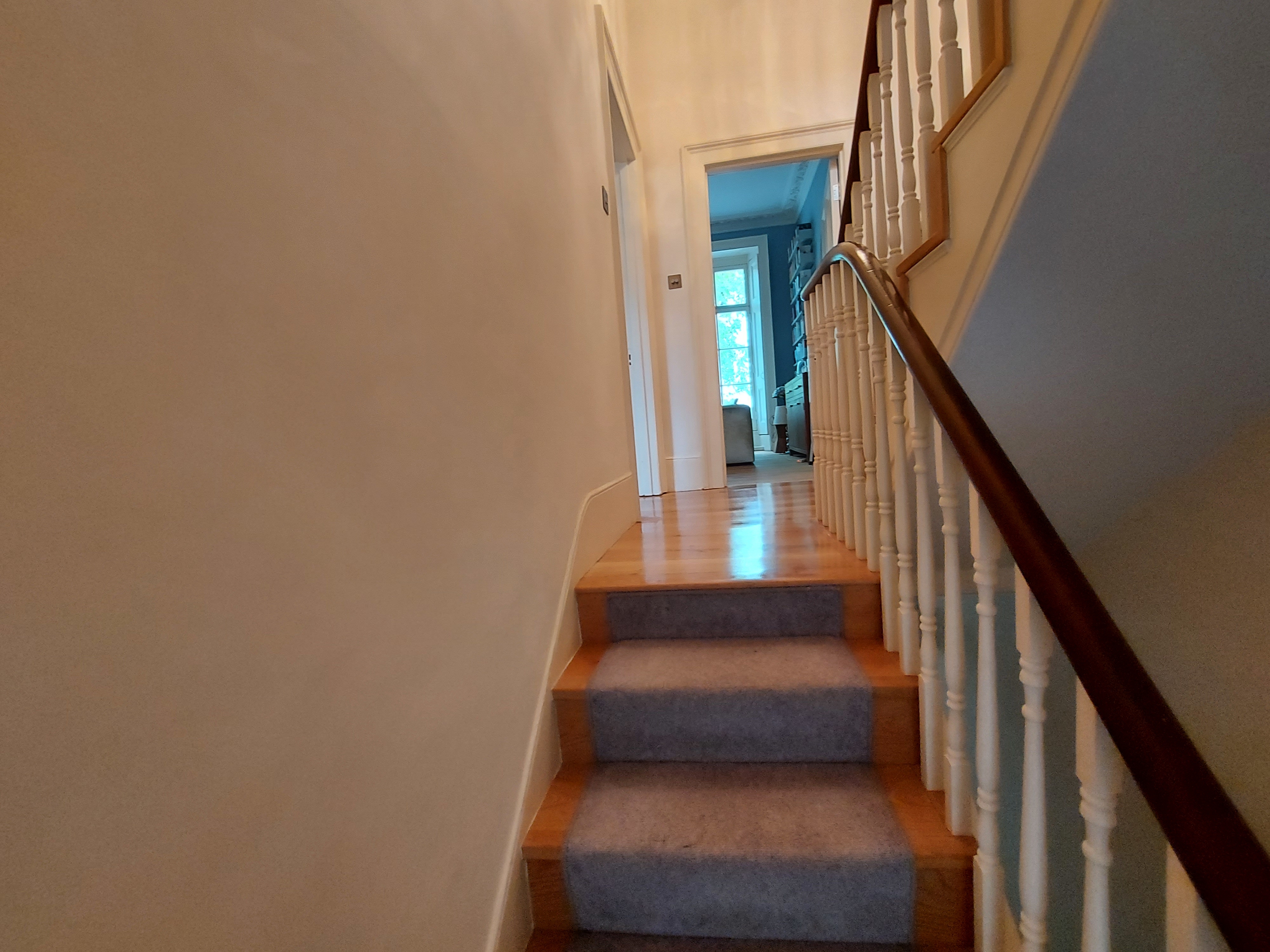 Engineered Wood floor after sanding work in SW1V