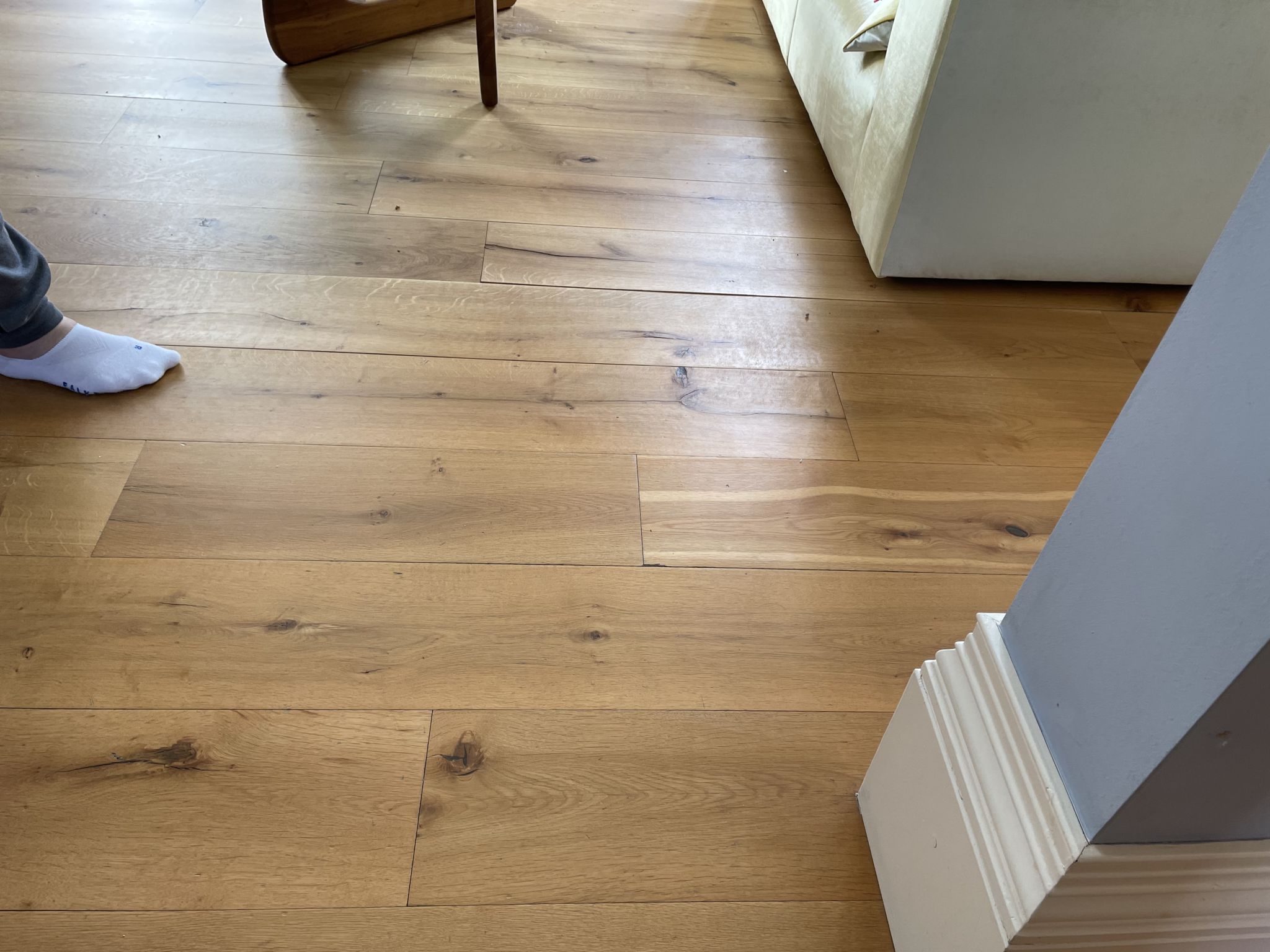 Floor condition before work at SW1V