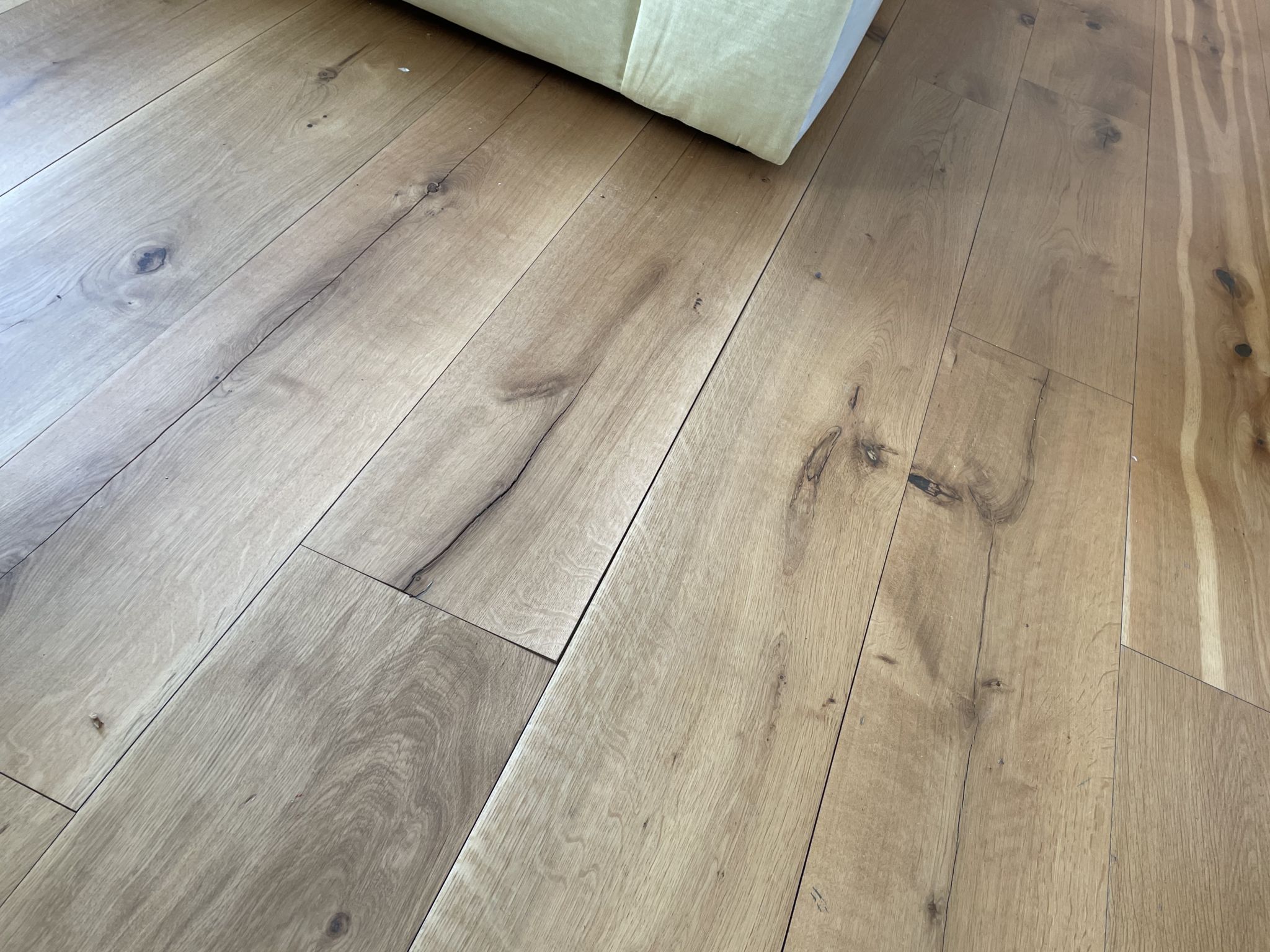 Floor condition before work at SW1V