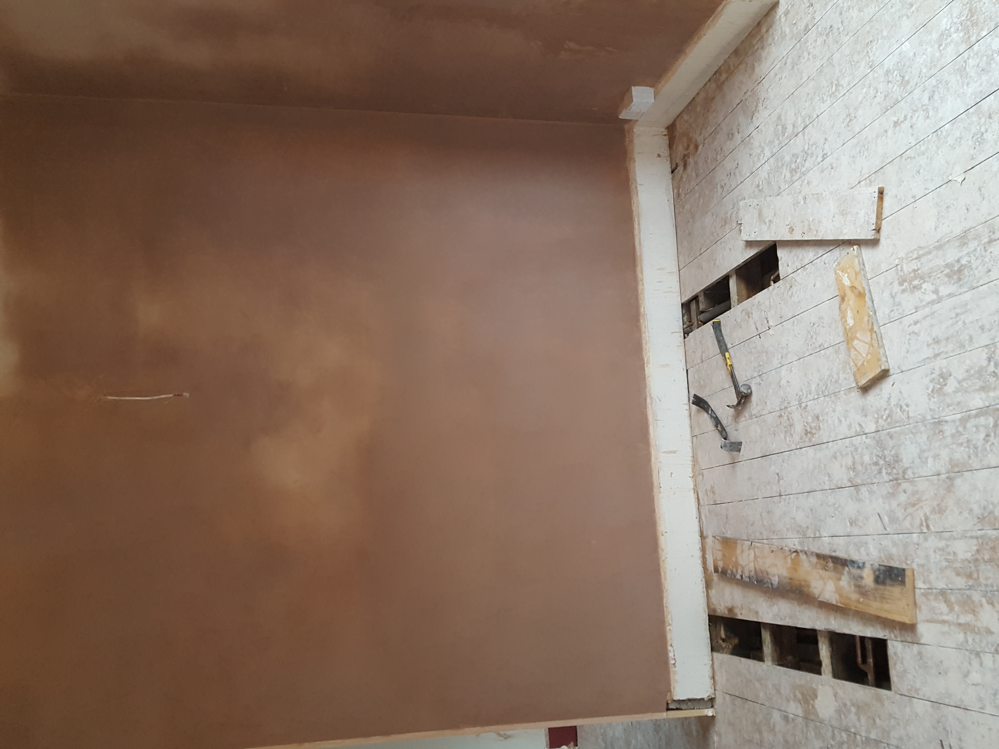 Floorboards floor after sanding work in SW20