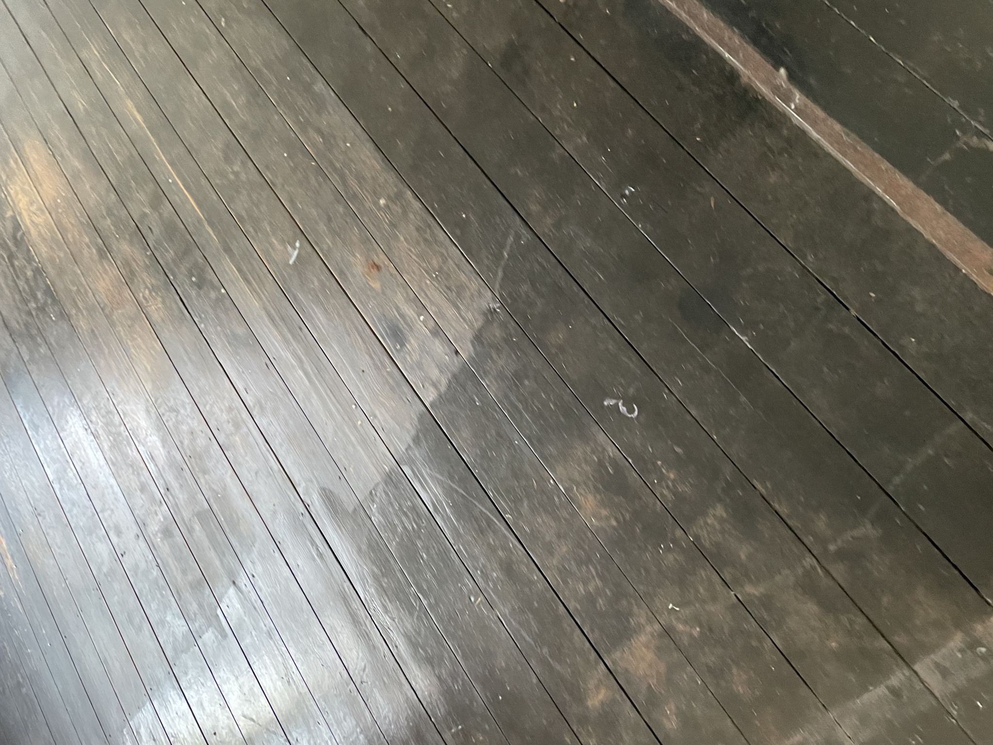 Floor condition before work at SW20