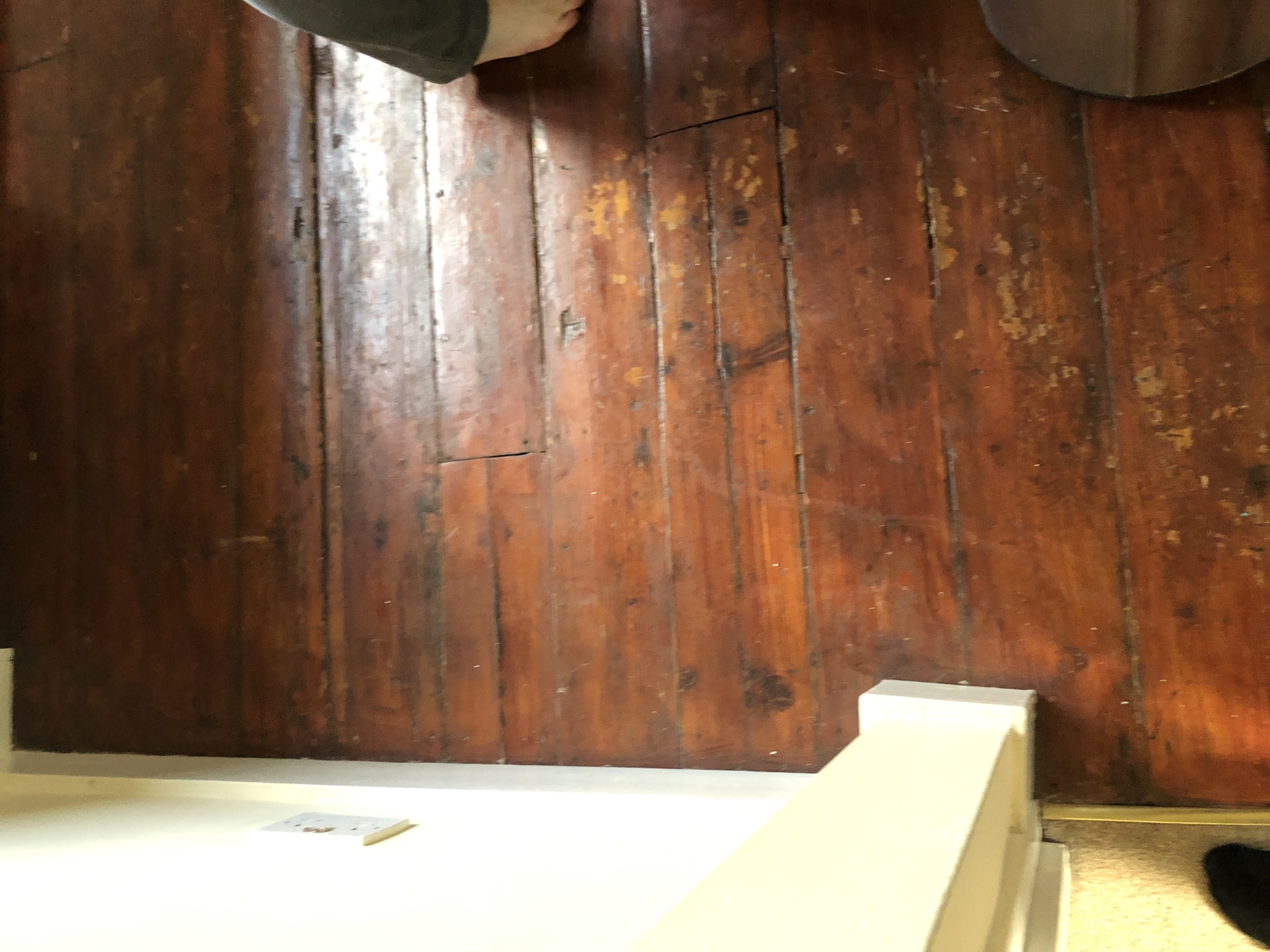 Floor condition before work at SW2