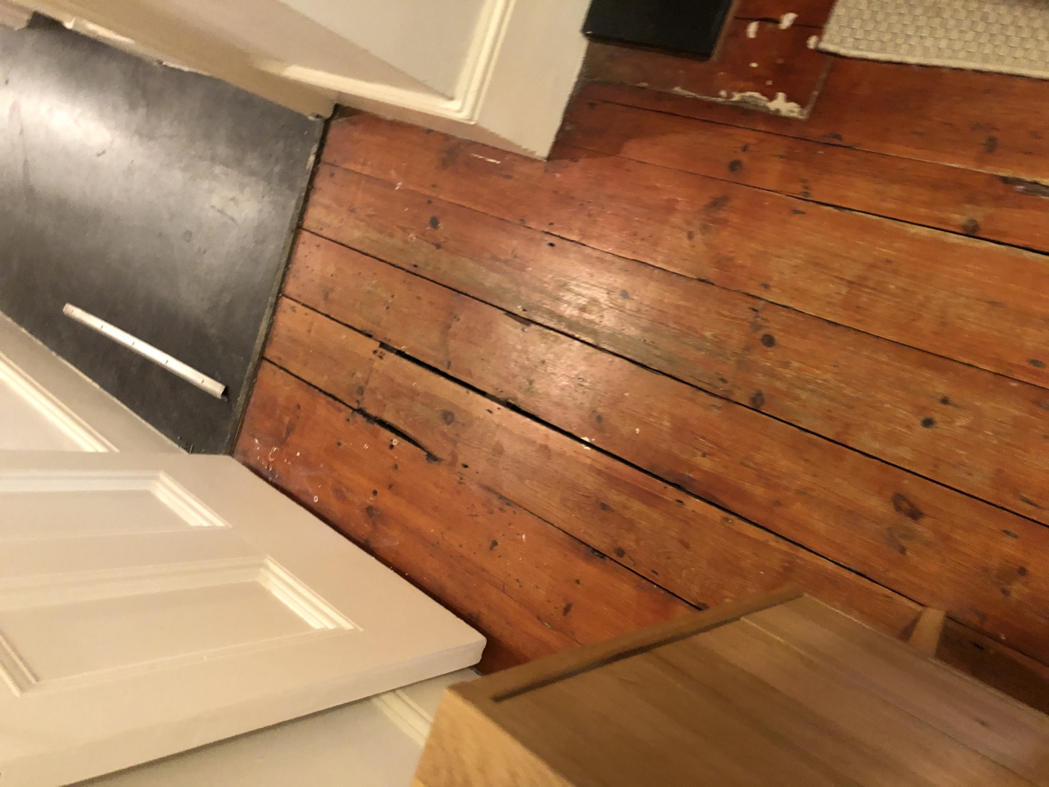 Floor condition before work at SW2