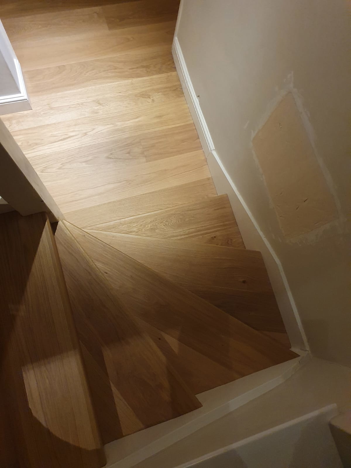 Engineered Wood floor after sanding work in SW3