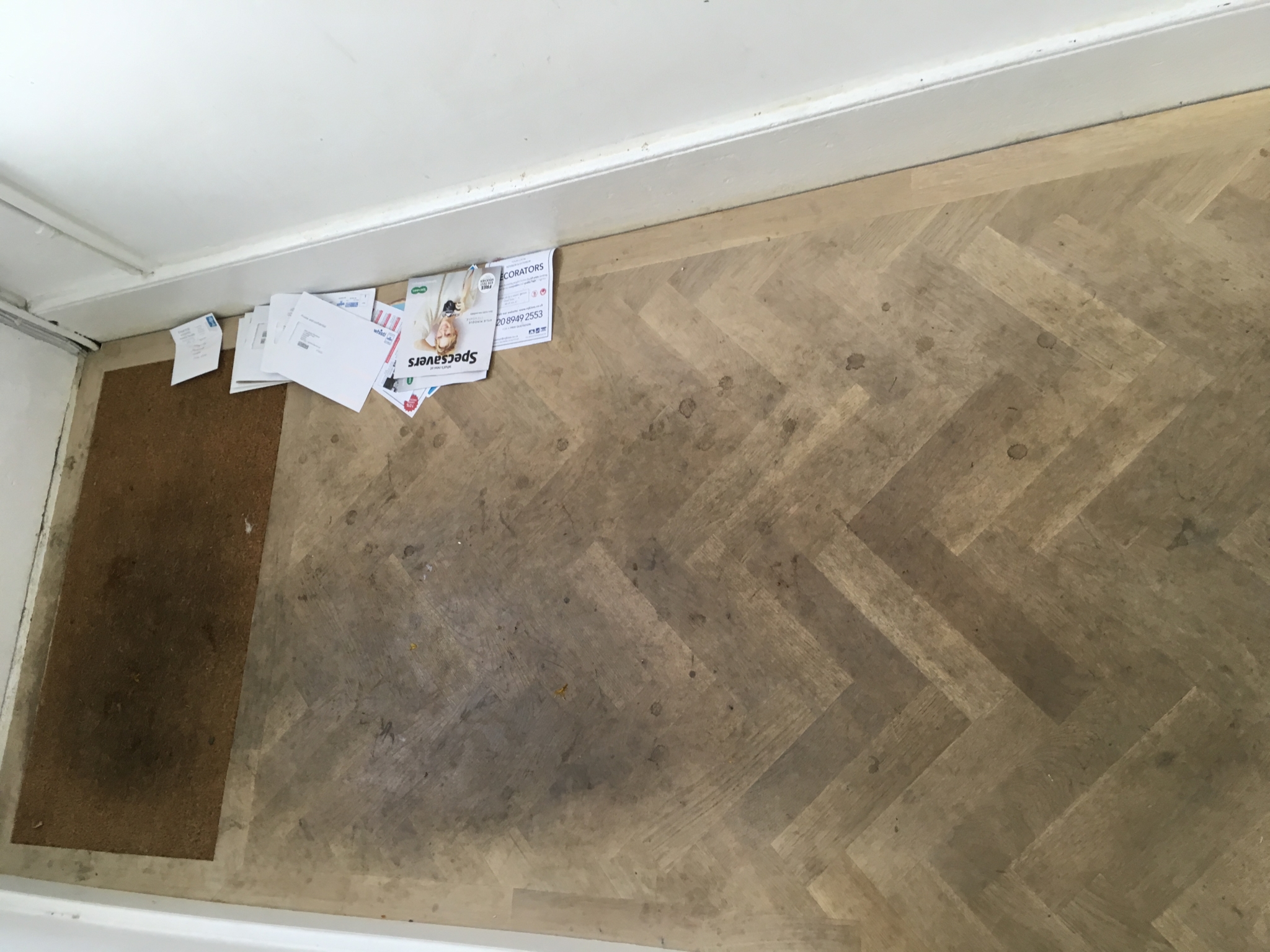 Floor condition before work at SW4