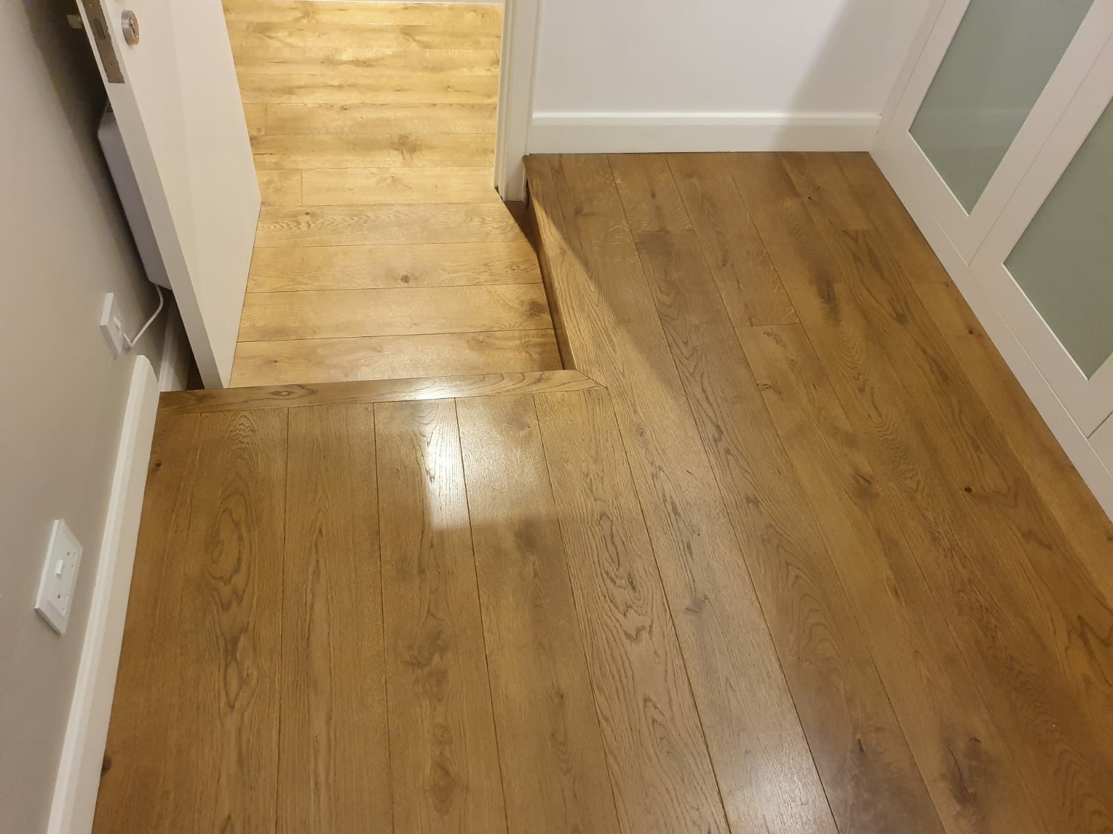 Wood Floor floor after sanding work in SW5