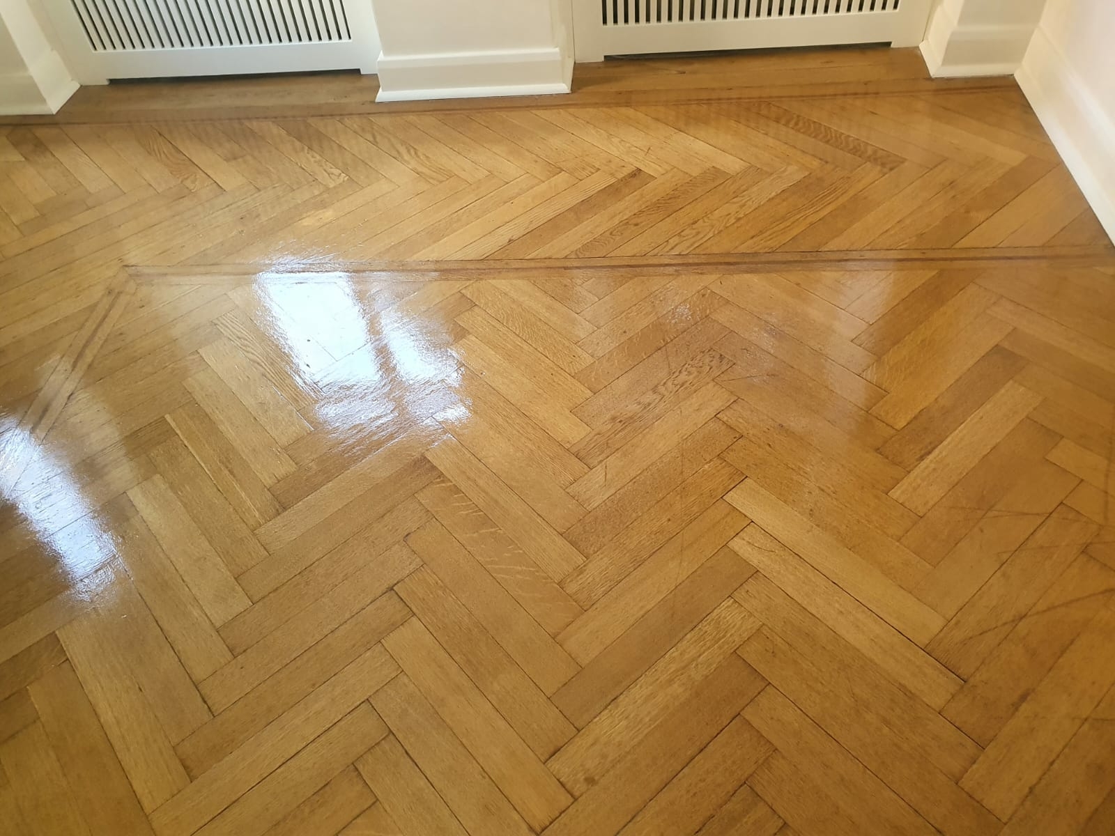 Wood Floor floor after sanding work in SW5