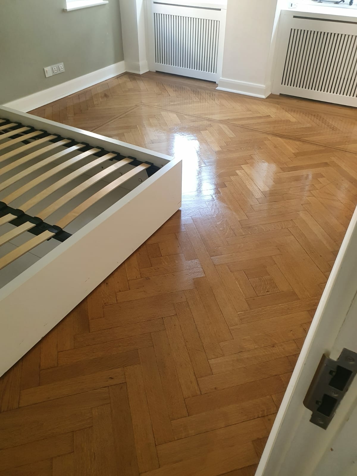 Wood Floor floor after sanding work in SW5